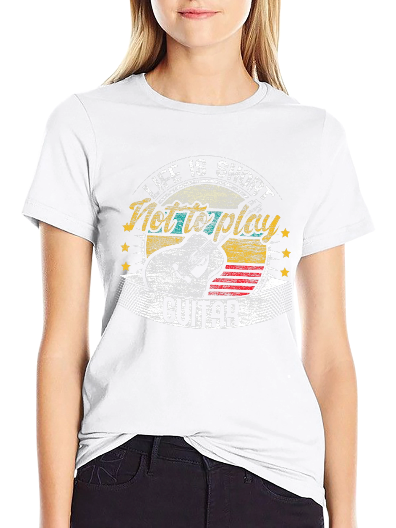 Life Is Short Not to Play Guitar T-Shirt