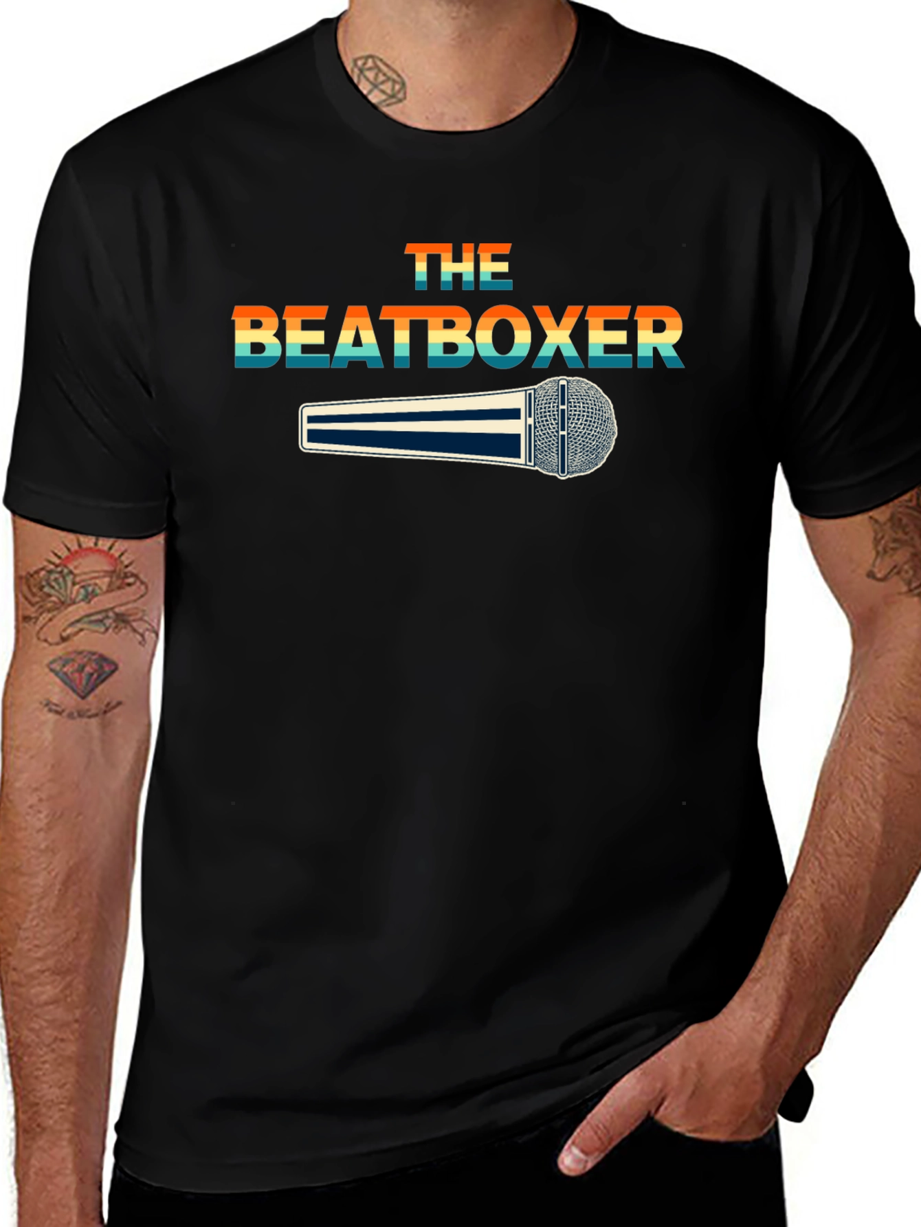 The Beatboxer Retro Mic T-Shirt