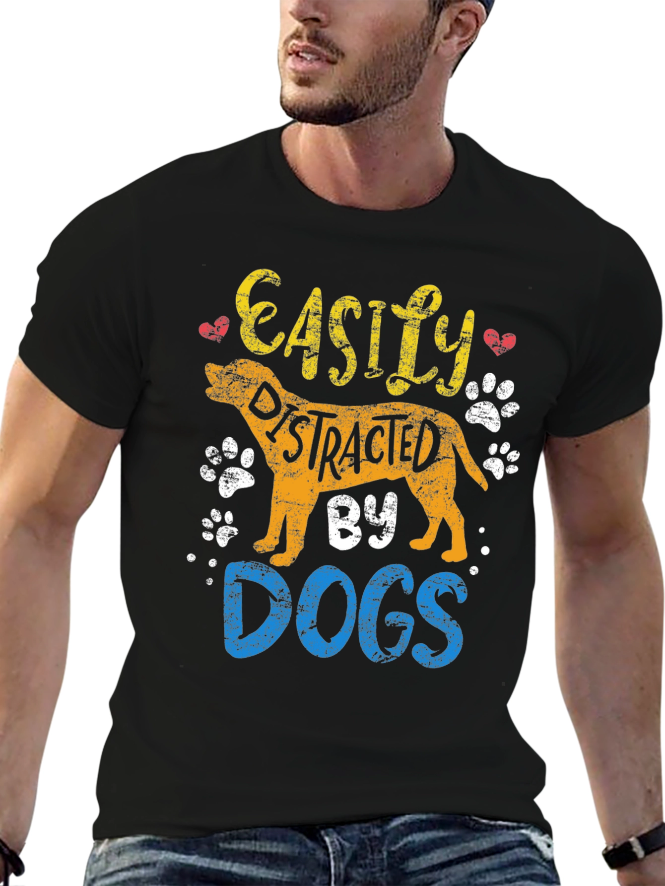 Easily Distracted by Dogs T-Shirt