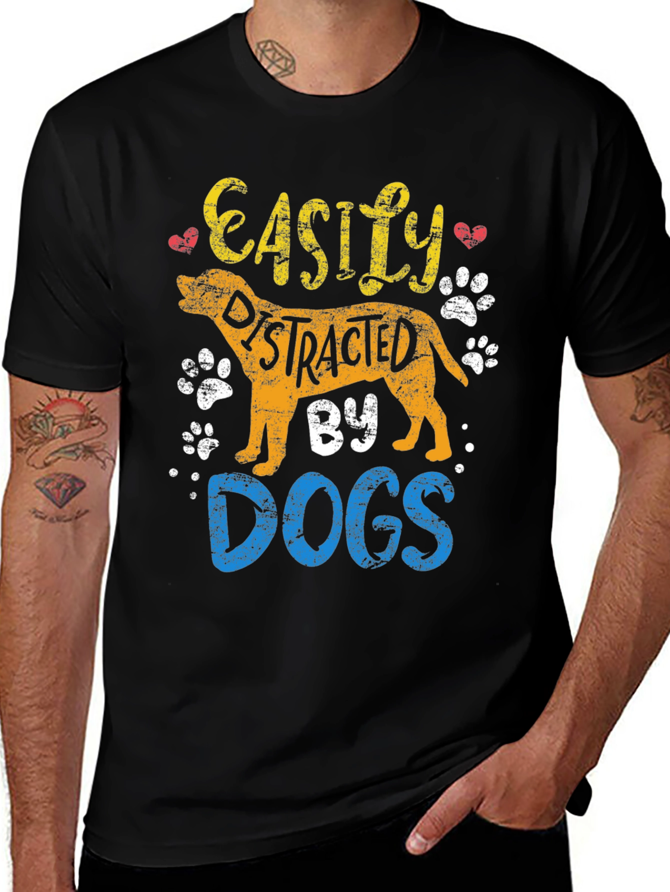 Easily Distracted by Dogs T-Shirt