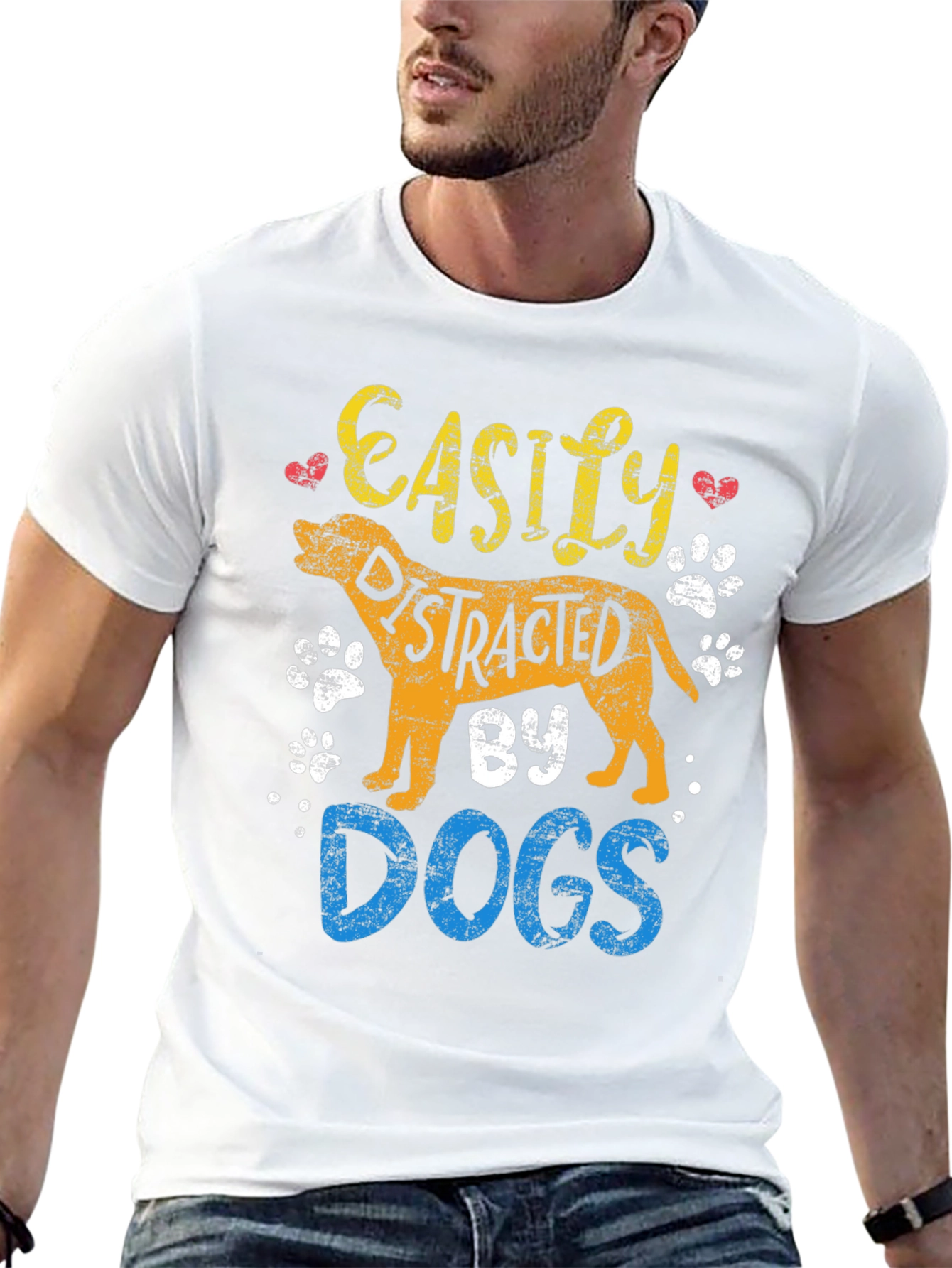 Easily Distracted by Dogs T-Shirt