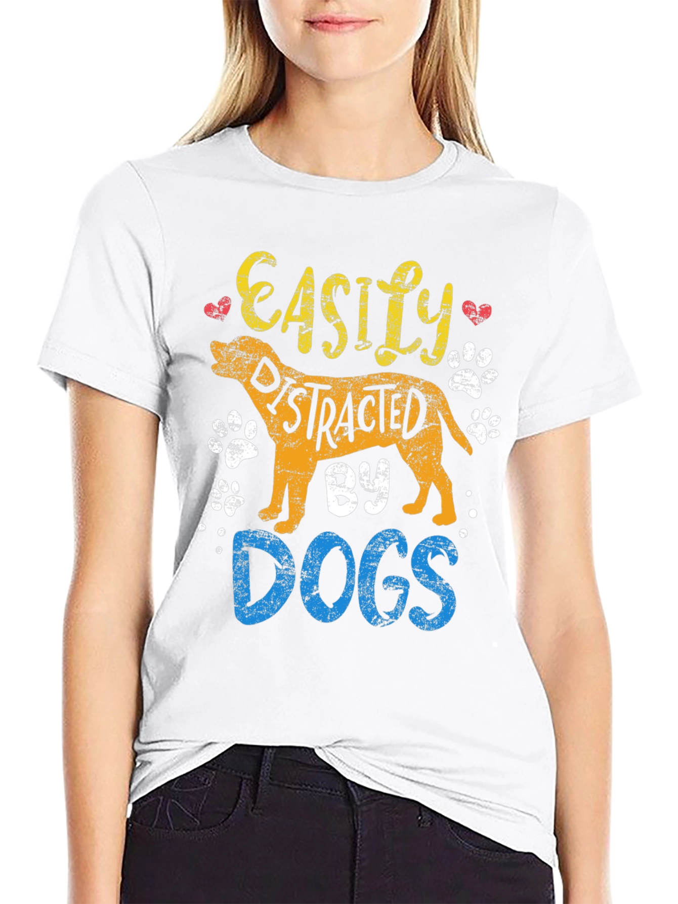 Easily Distracted by Dogs T-Shirt
