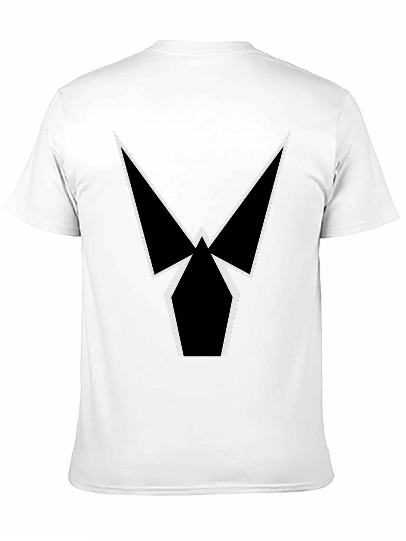 Geometric Graphic Tee - Sleek Black Shirt
