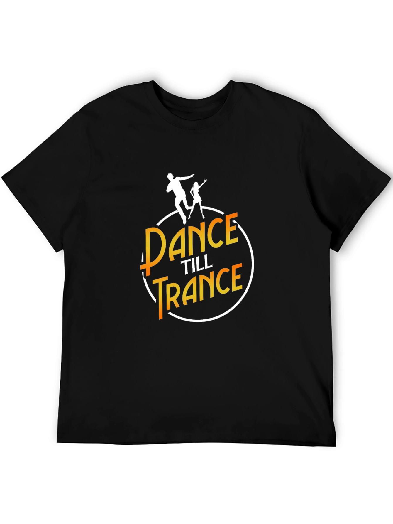 Dance Till Trance Graphic Tee - Black
