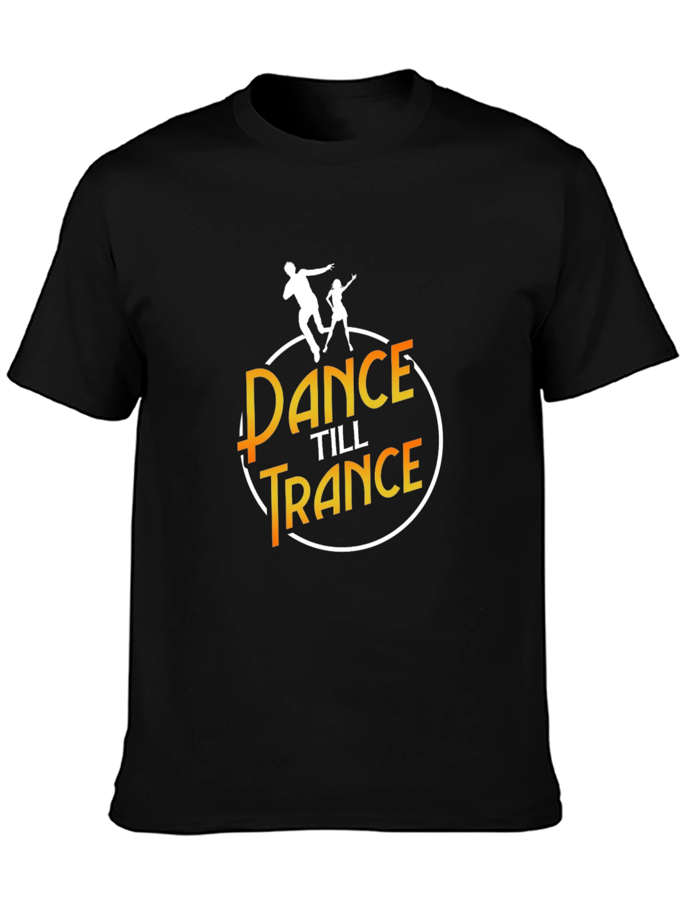 Dance Till Trance Graphic Tee - Black