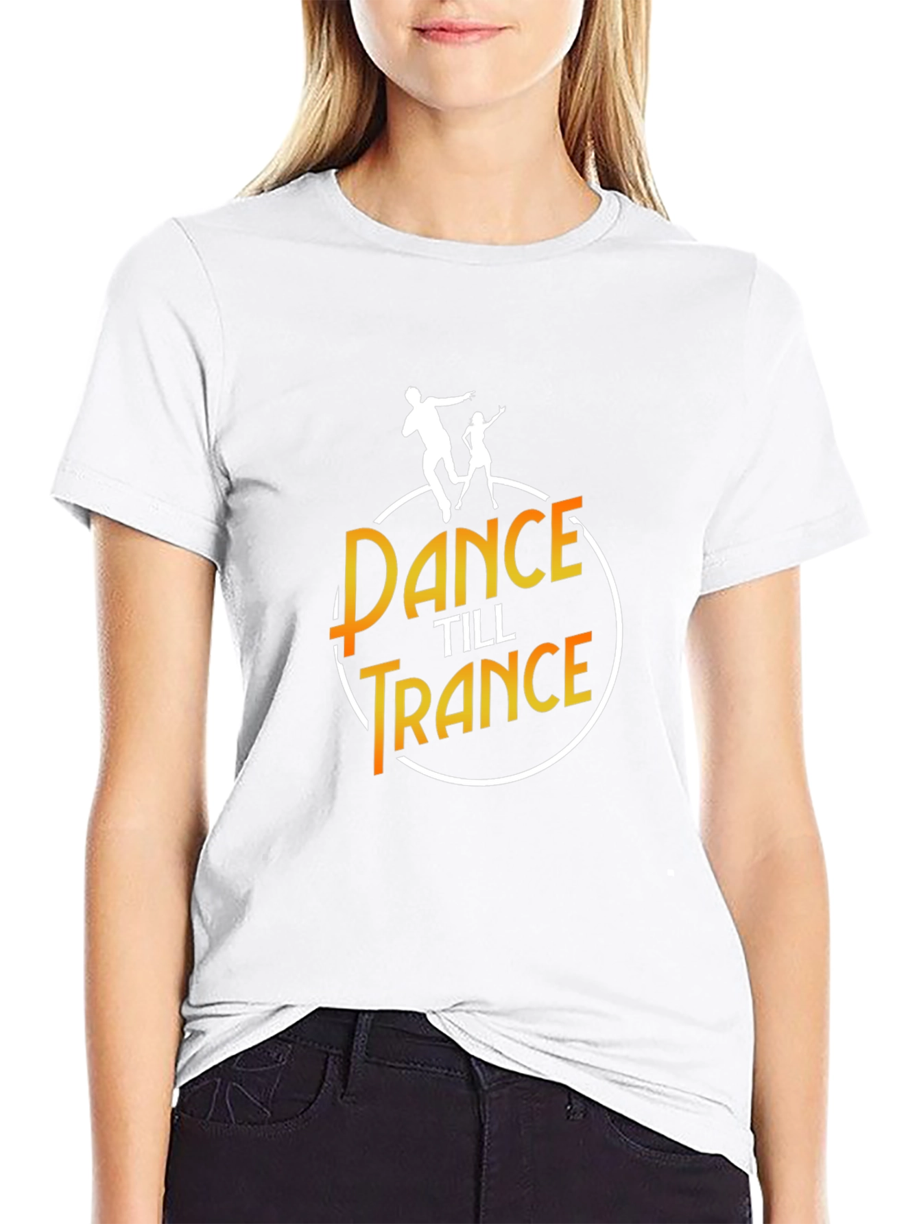 Dance Till Trance Graphic Tee - Black