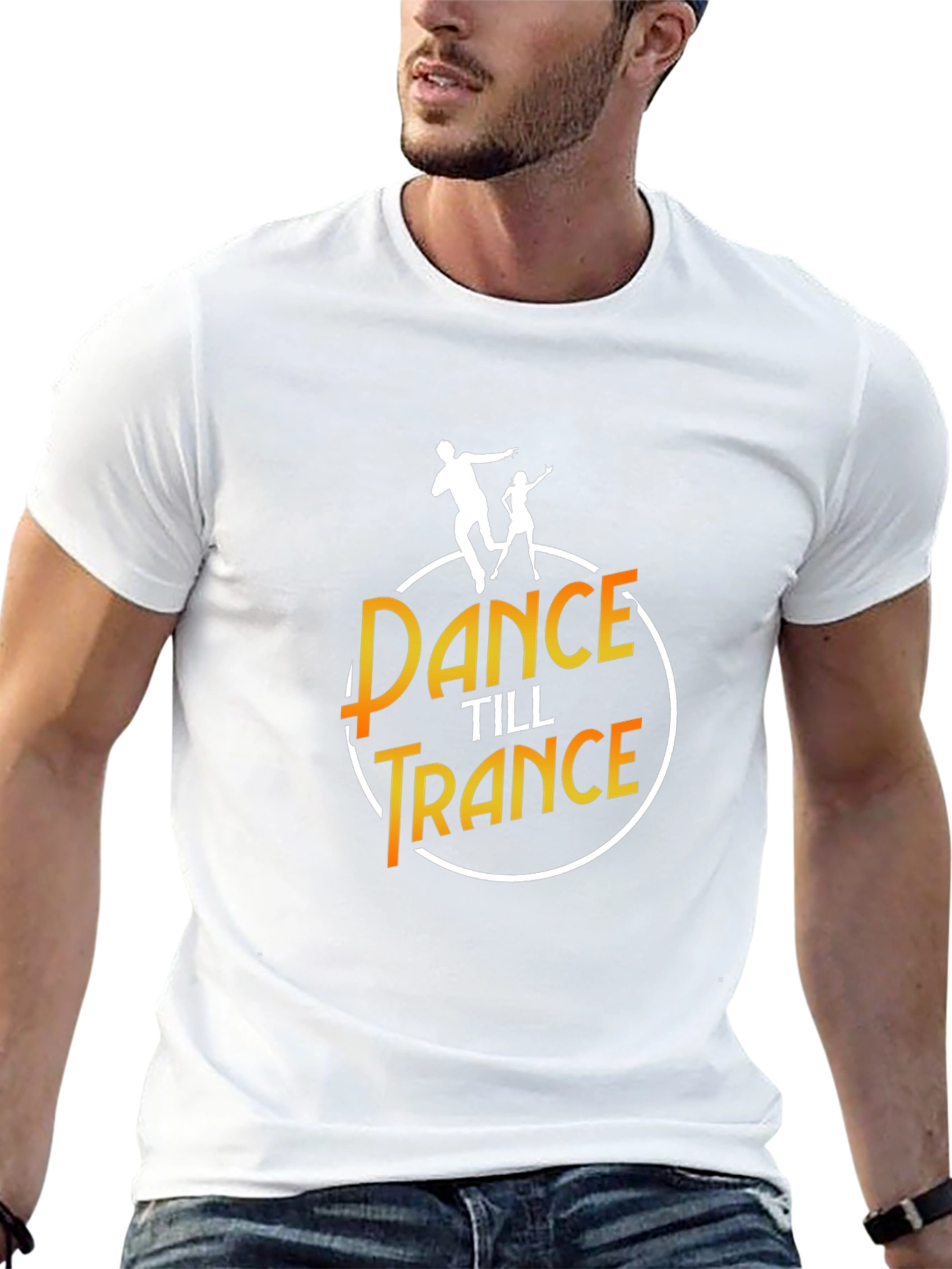 Dance Till Trance Graphic Tee - Black