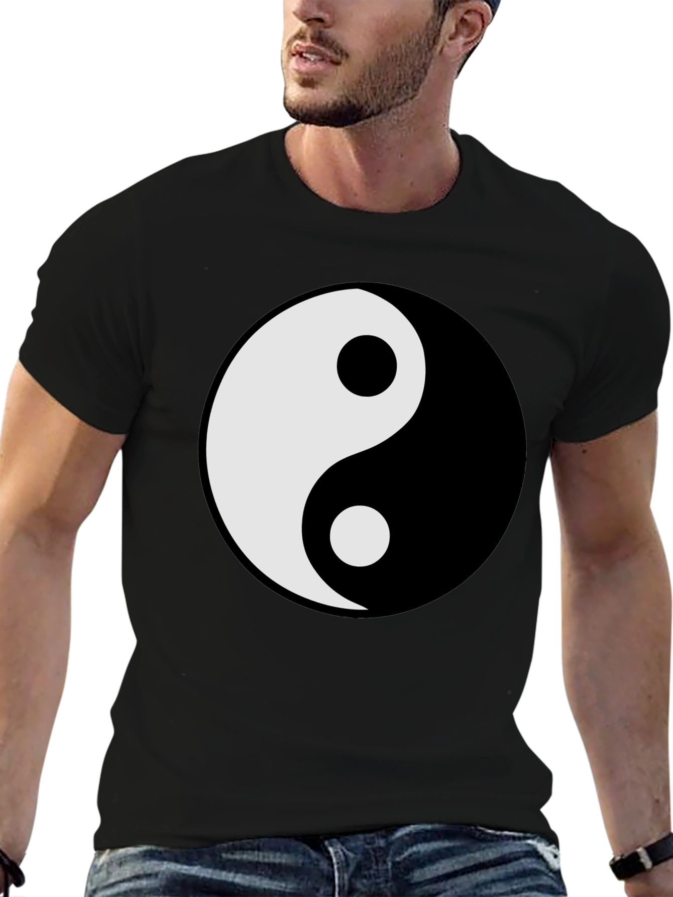 Yin Yang Graphic T-Shirt - Balance and Style