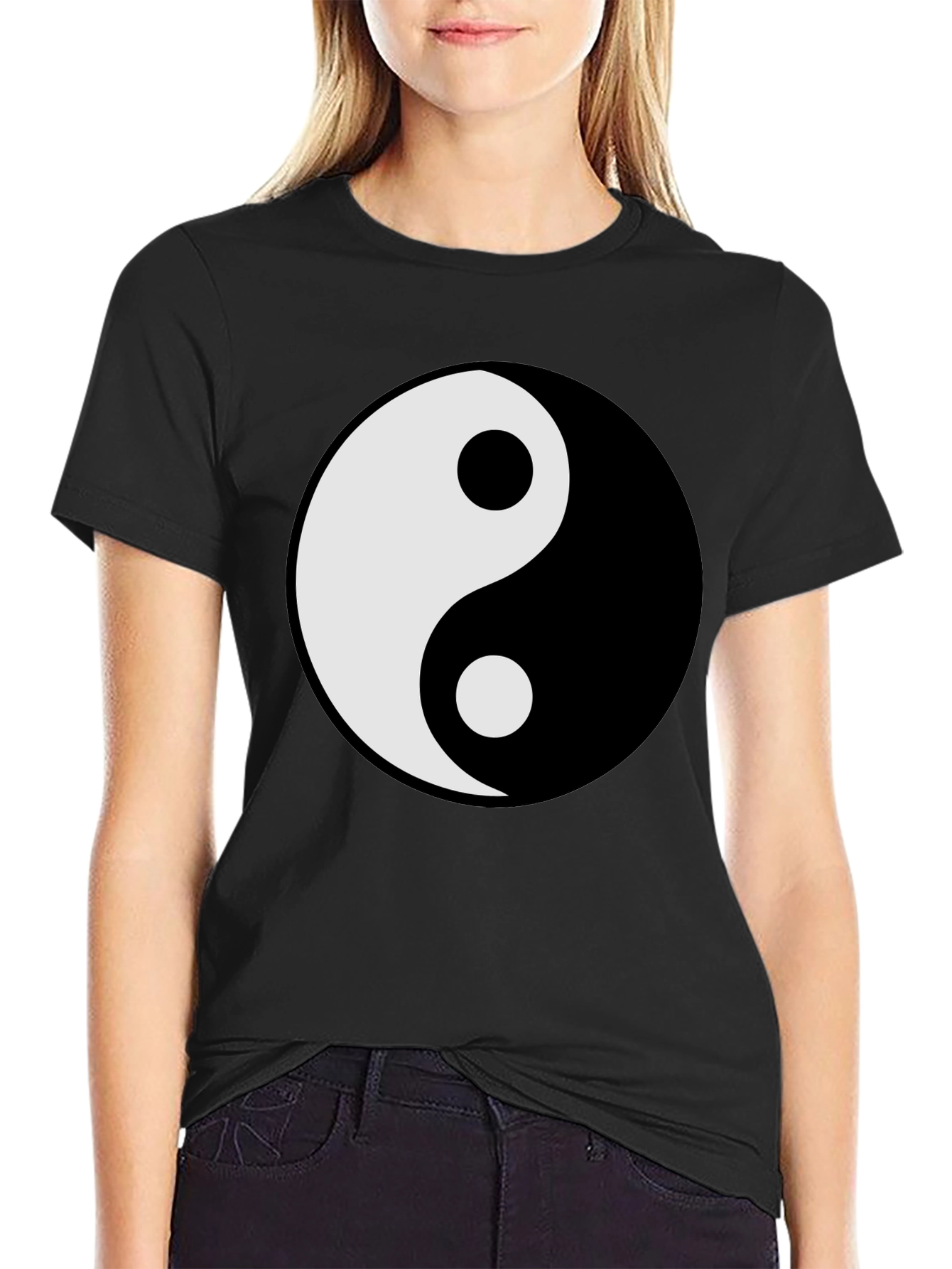 Yin Yang Graphic T-Shirt - Balance and Style