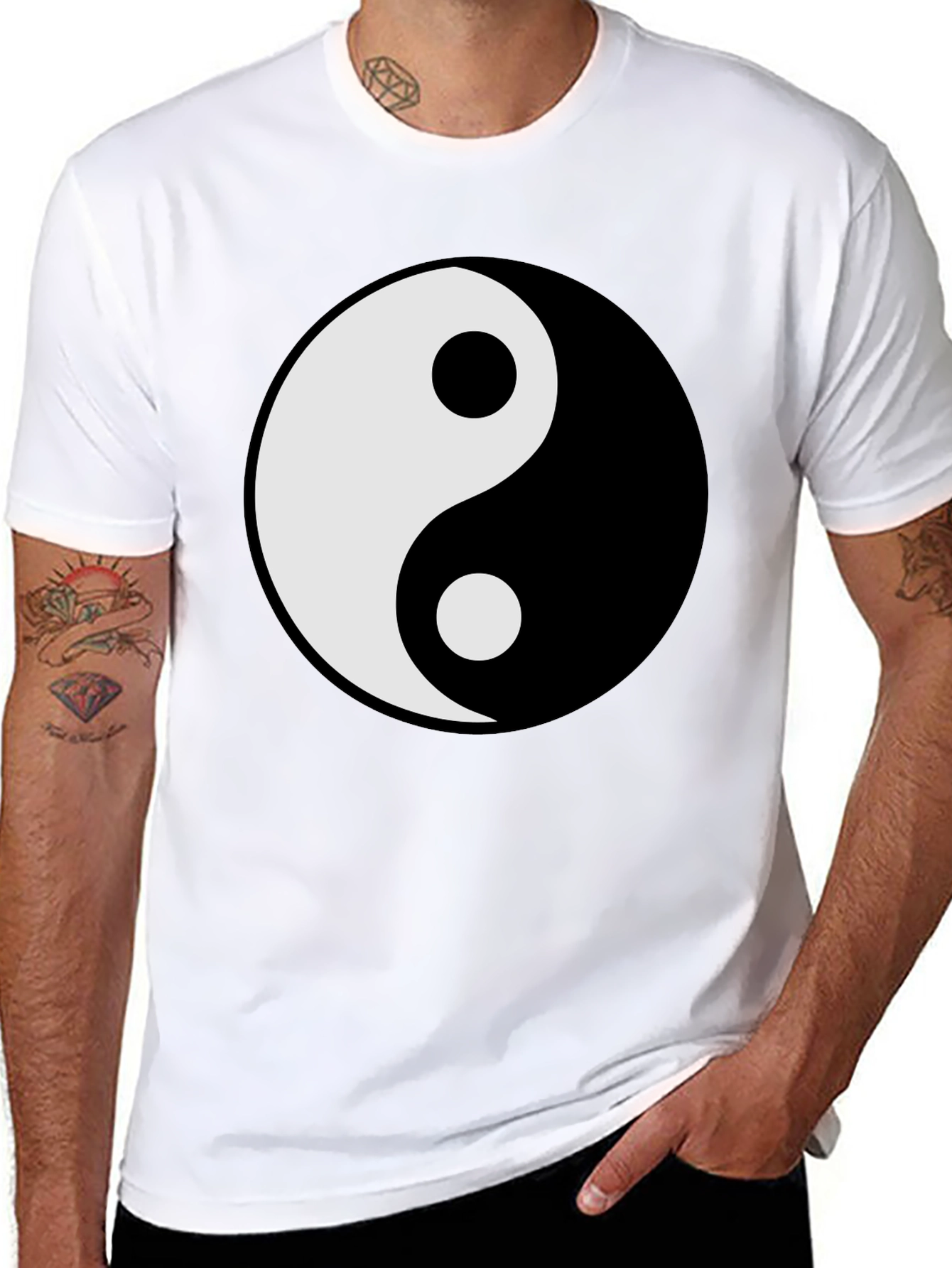 Yin Yang Graphic T-Shirt - Balance and Style