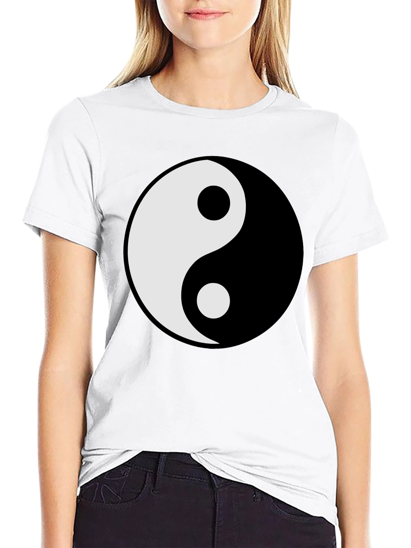 Yin Yang Graphic T-Shirt - Balance and Style