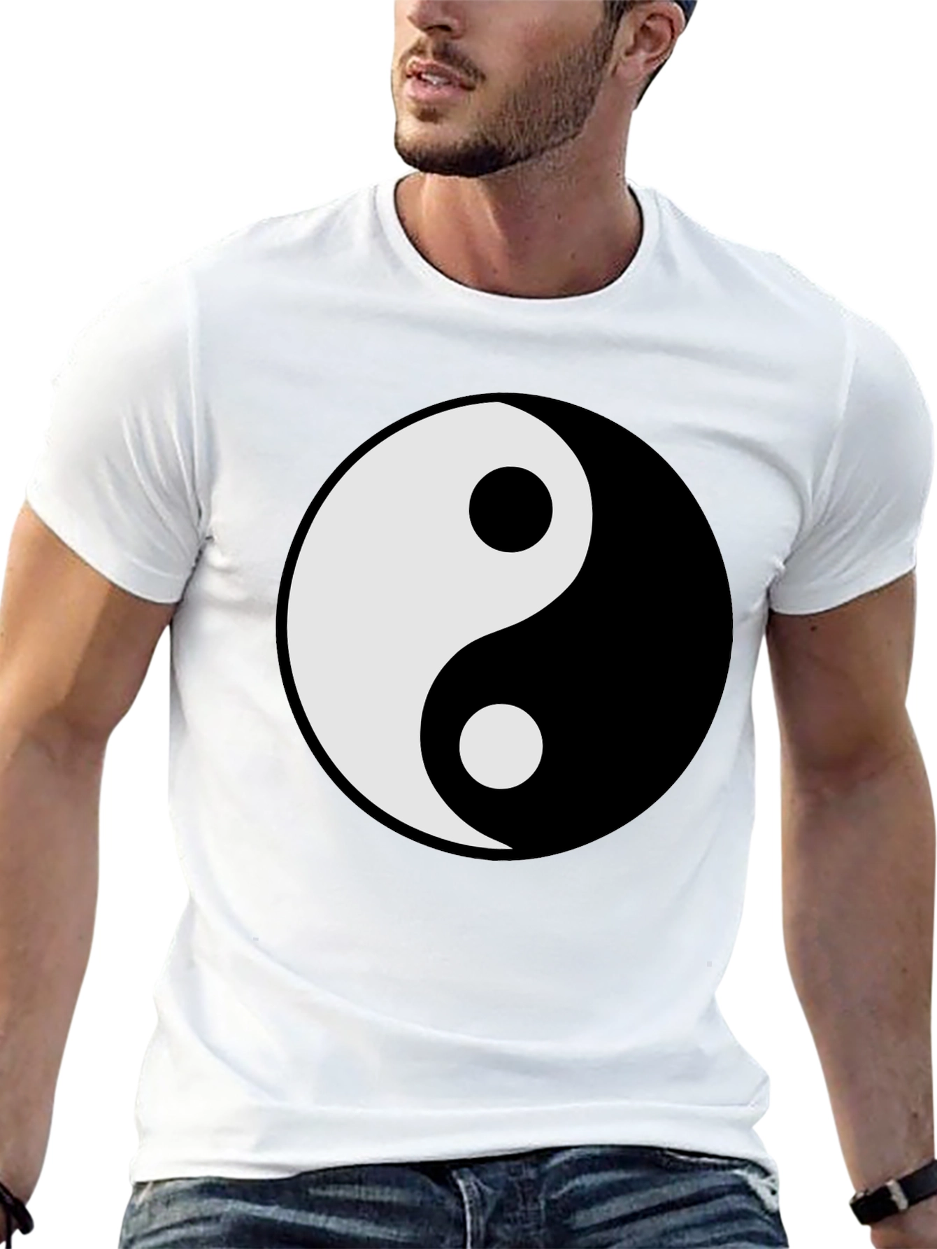 Yin Yang Graphic T-Shirt - Balance and Style