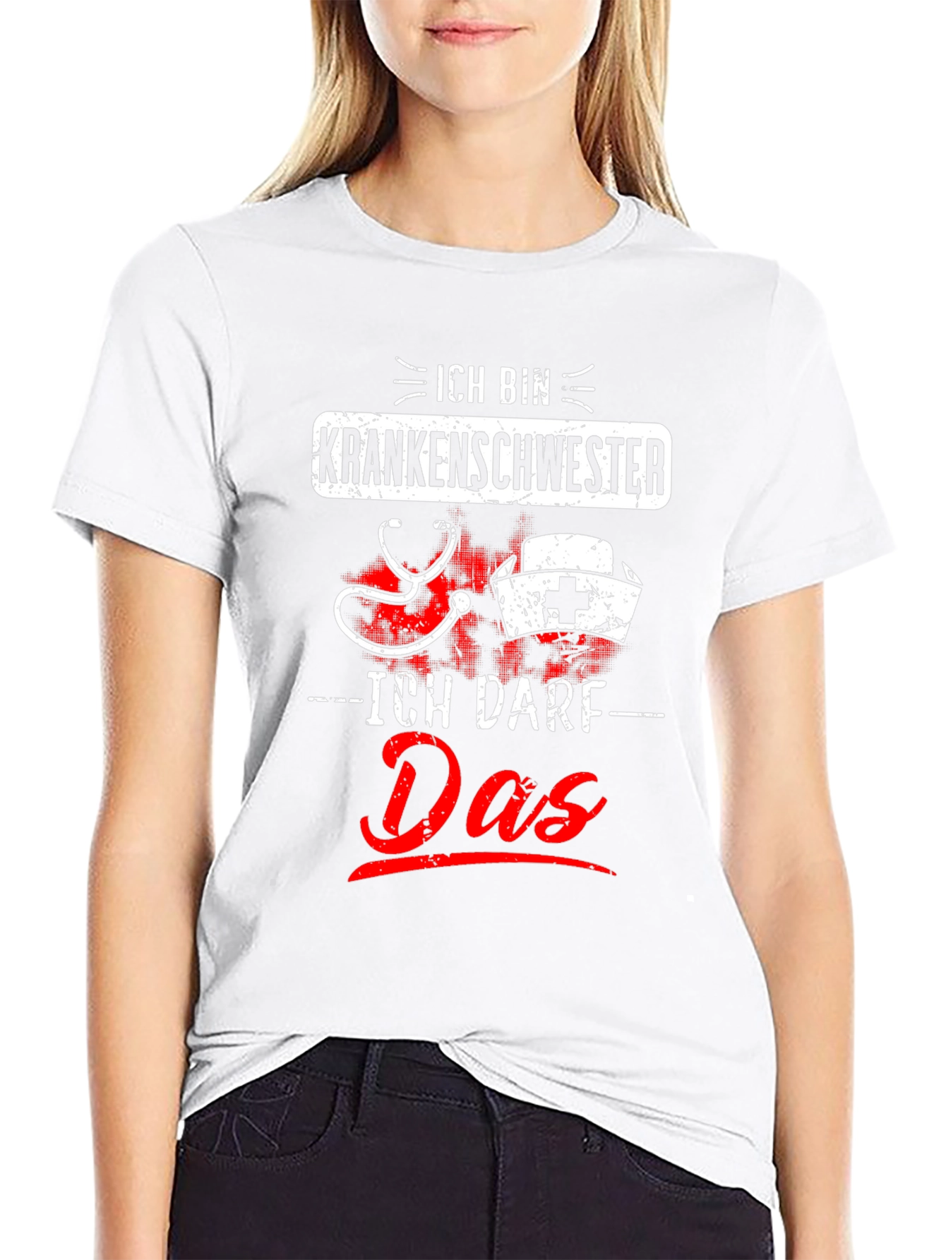 Ich Bin Krankenschwester T-Shirt - Nurse Tee