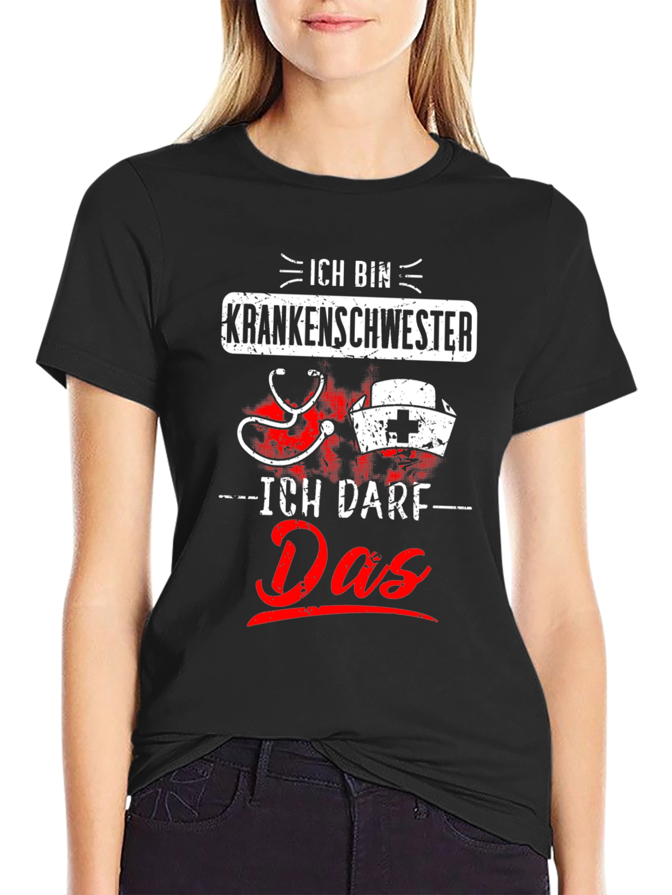 Ich Bin Krankenschwester T-Shirt - Nurse Tee