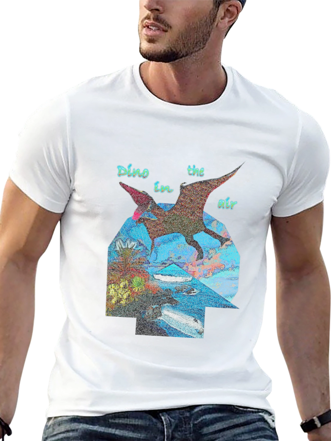 Dino in the Air Graphic T-Shirt