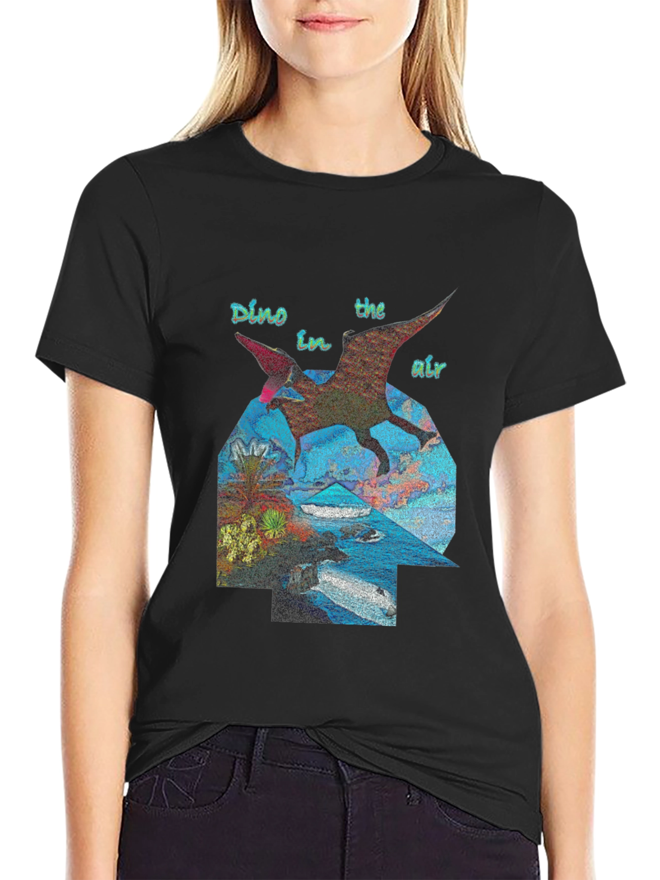 Dino in the Air Graphic T-Shirt