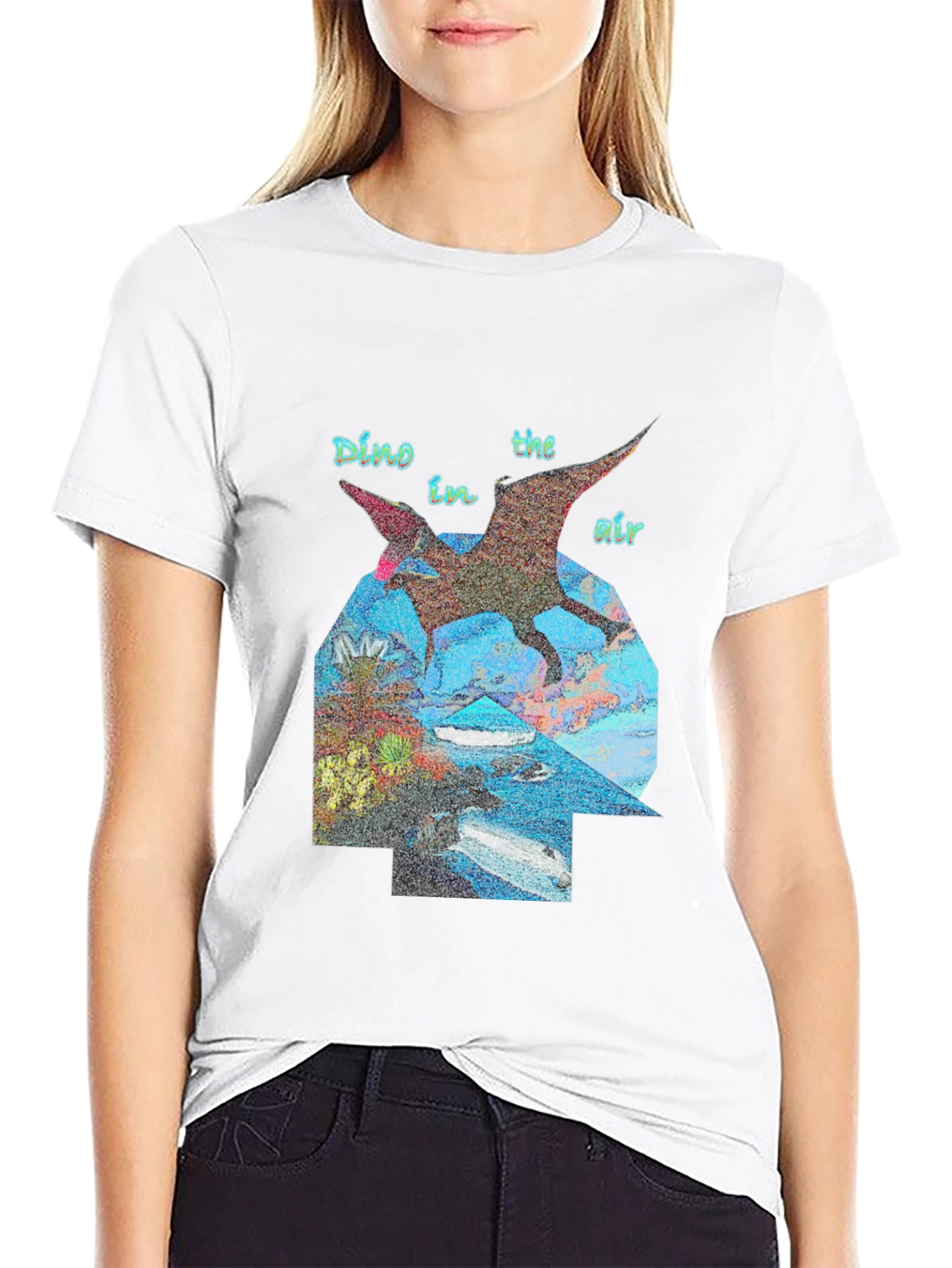 Dino in the Air Graphic T-Shirt