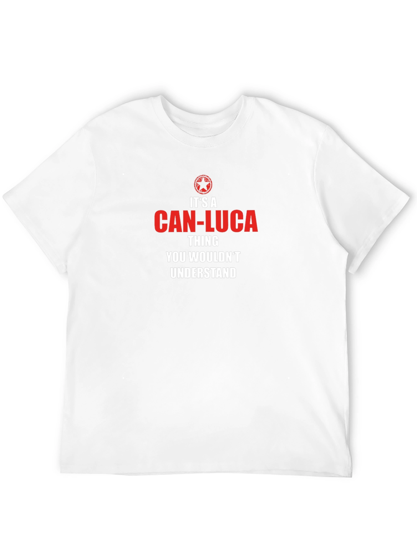 Can-Luca Thing T-Shirt - Humorous Graphic Tee