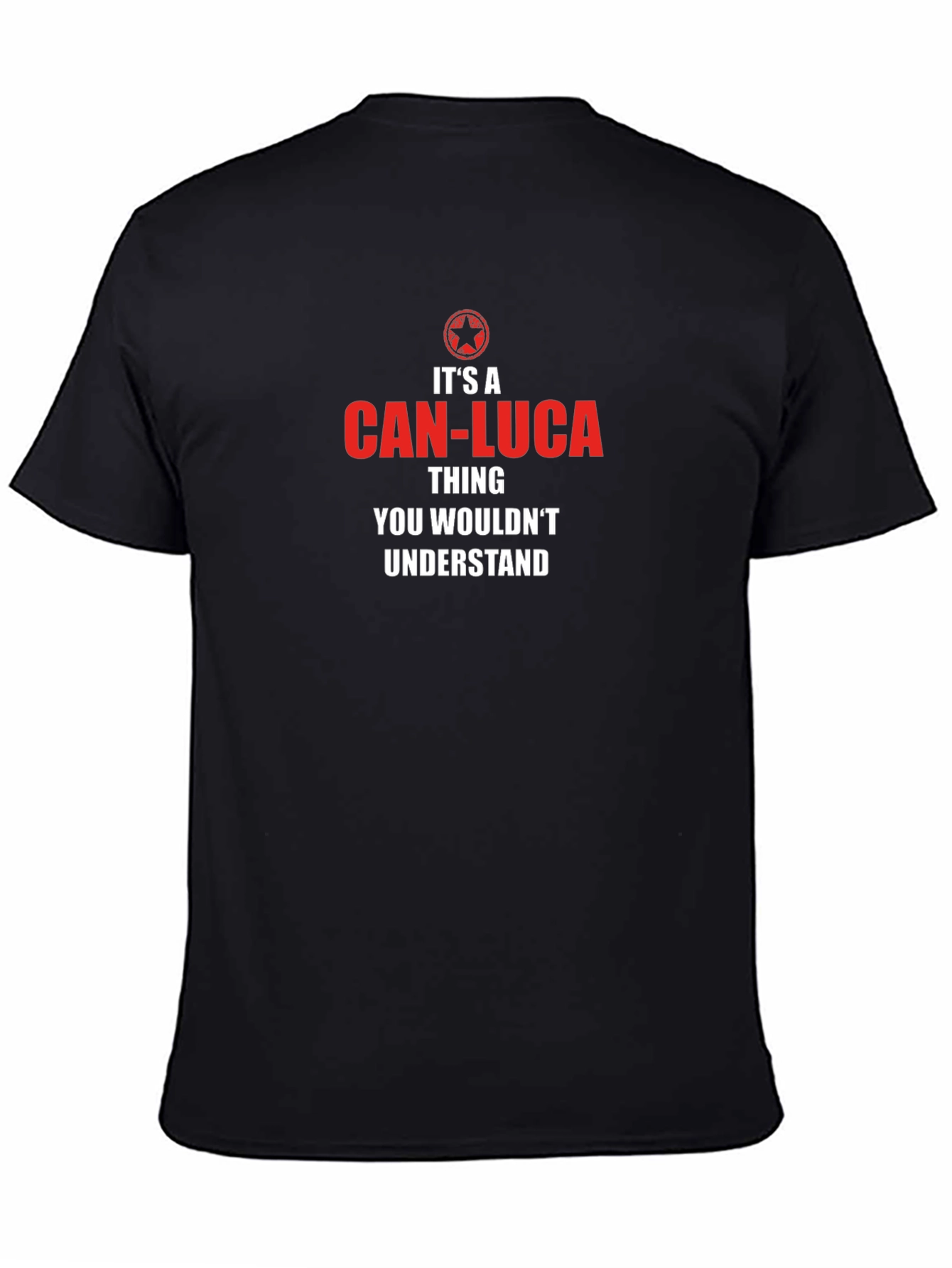 Can-Luca Thing T-Shirt - Humorous Graphic Tee