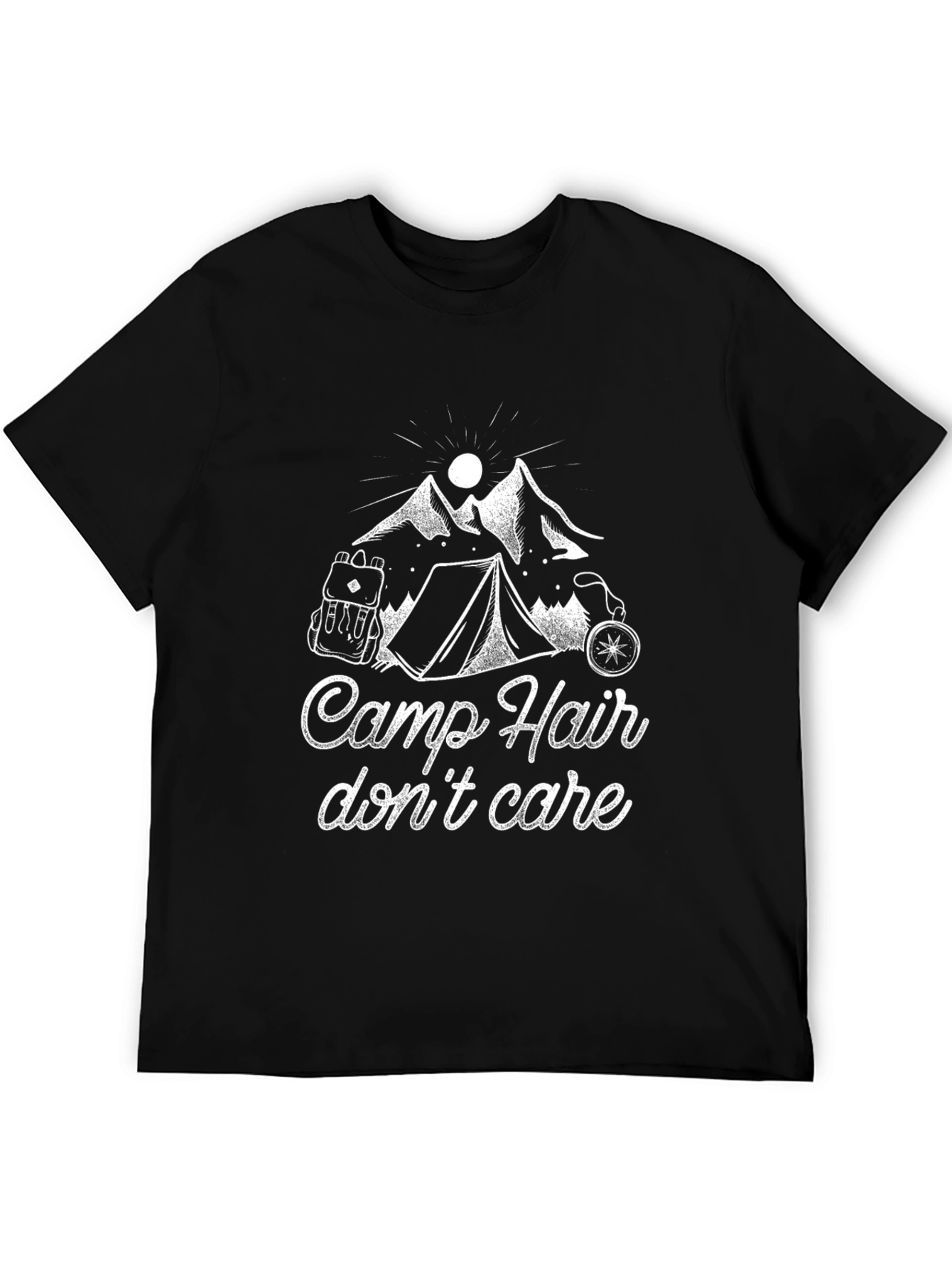 Camp Hair Dont Care Graphic T-Shirt
