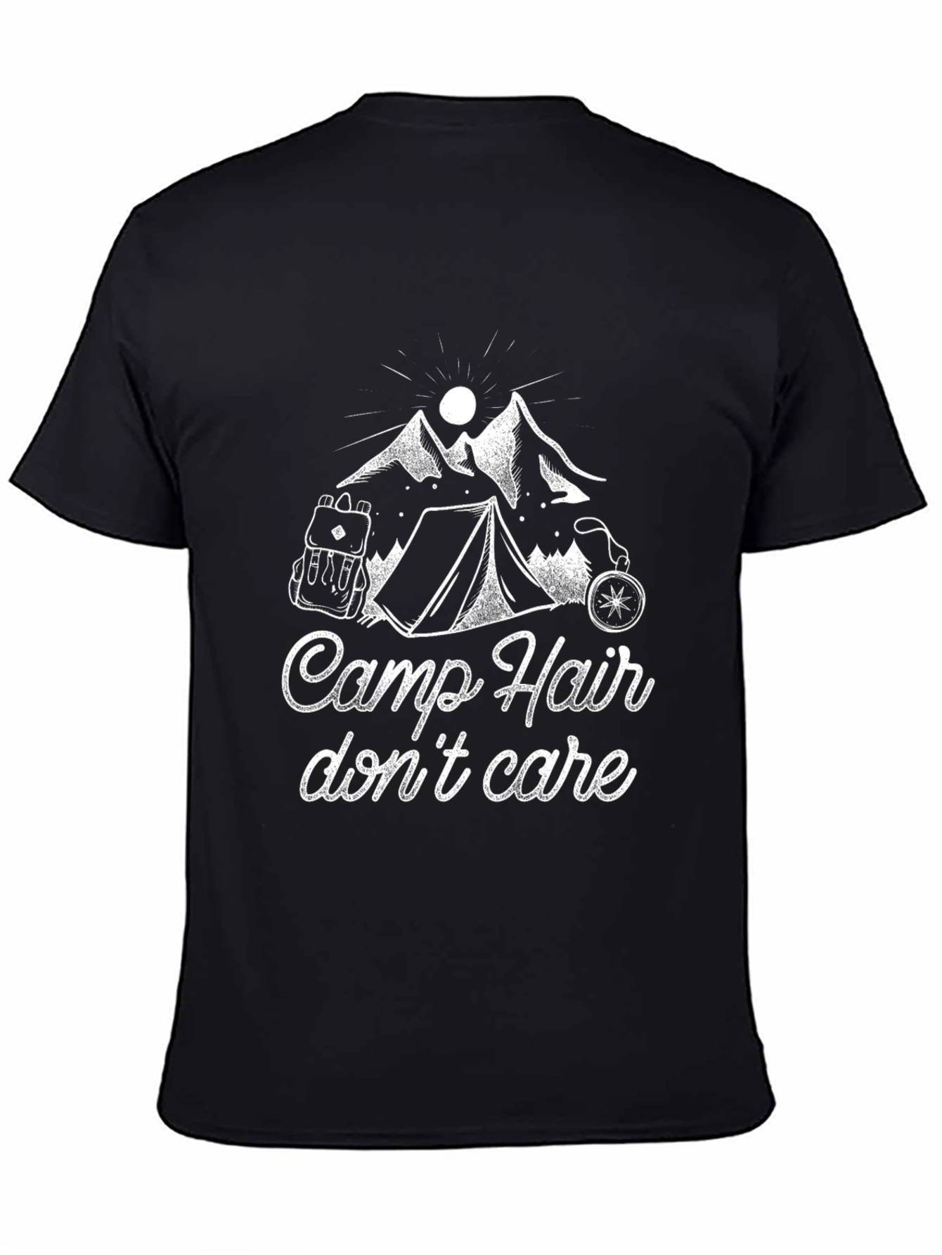 Camp Hair Dont Care Graphic T-Shirt