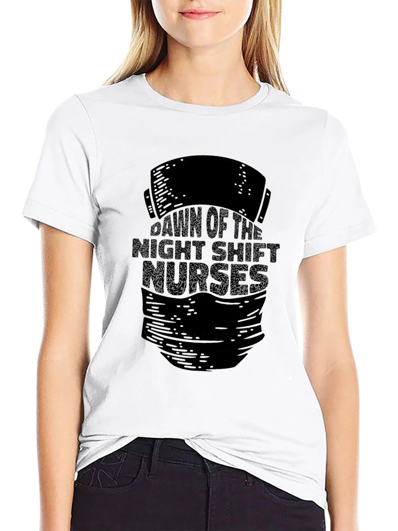 Night Shift Nurses T-Shirt - Black