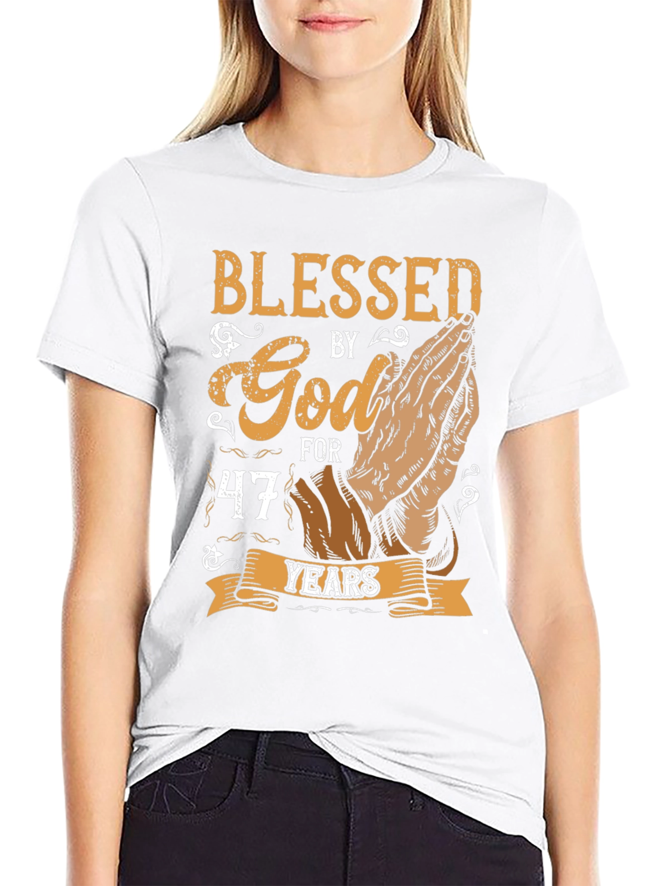 Blessed by God 47 Years T-Shirt