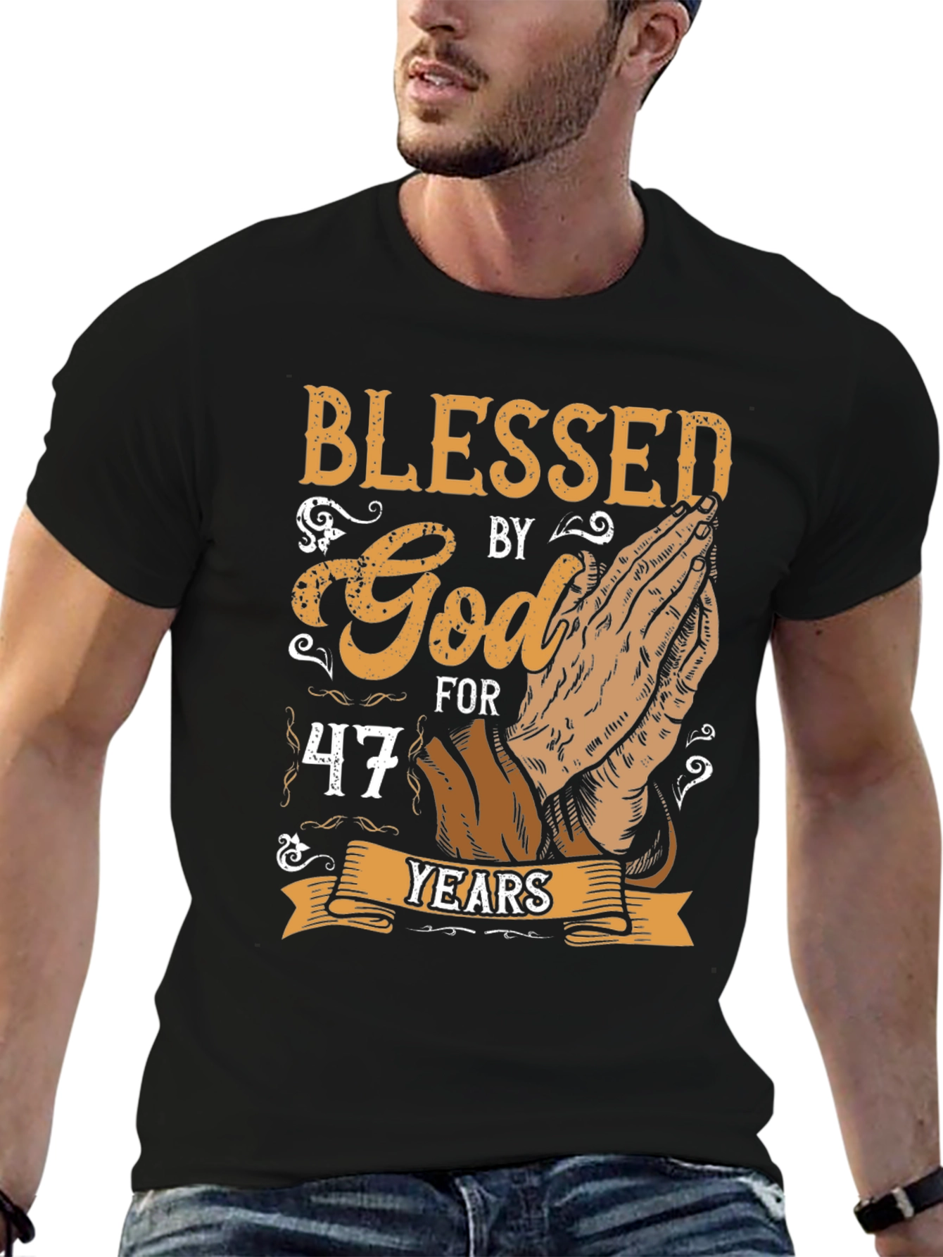 Blessed by God 47 Years T-Shirt