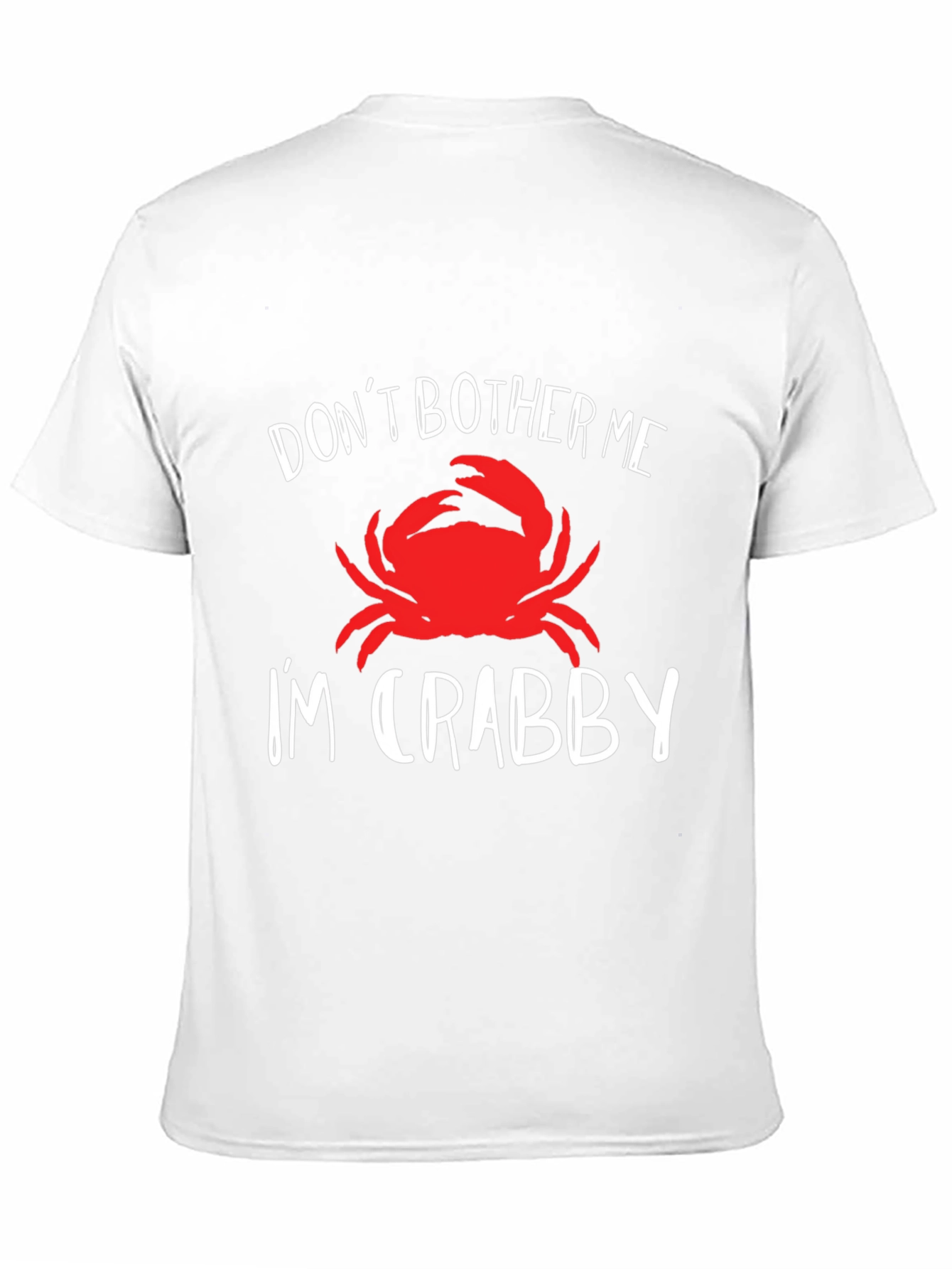 Dont Bother Me Im Crabby Black T-Shirt