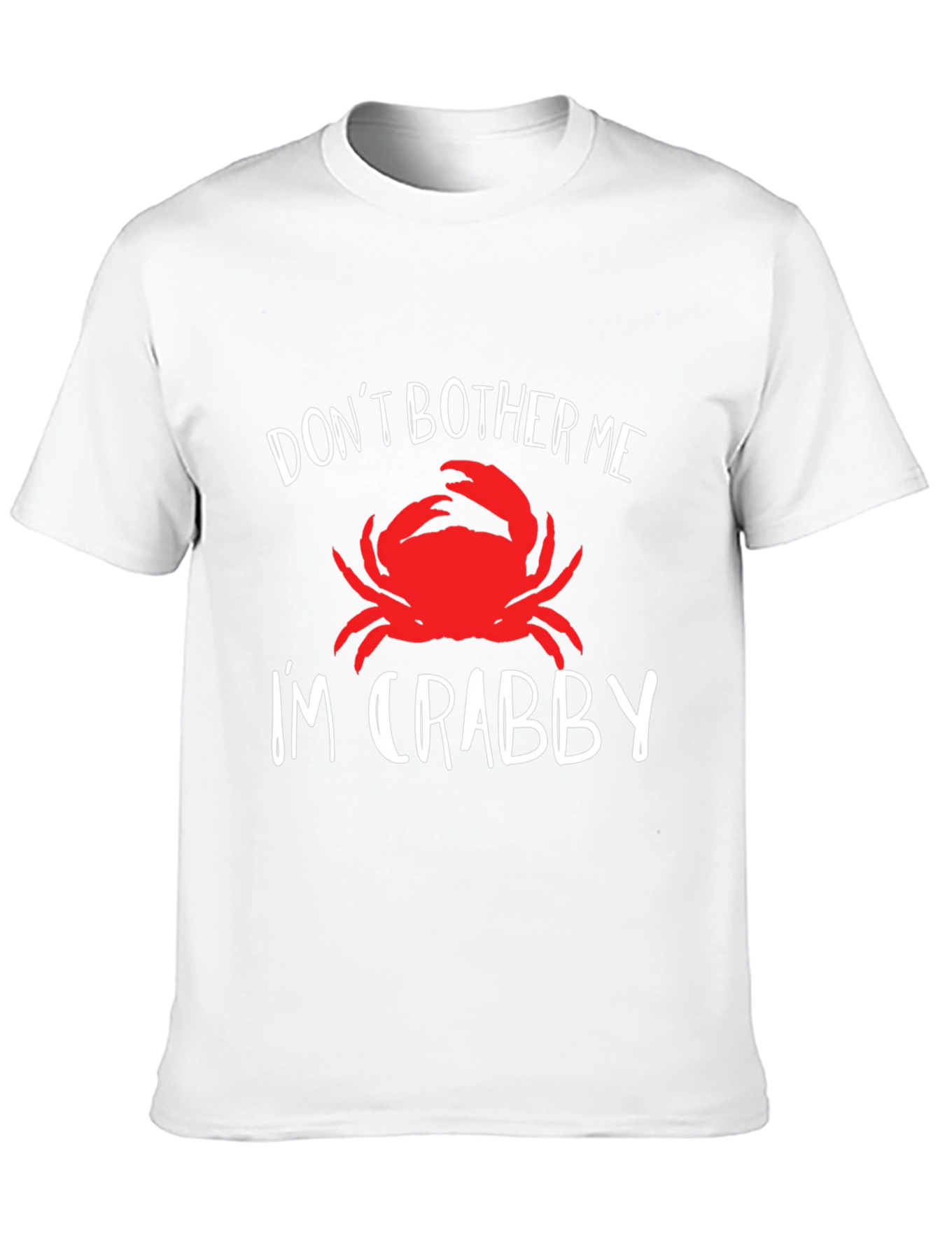 Dont Bother Me Im Crabby Black T-Shirt