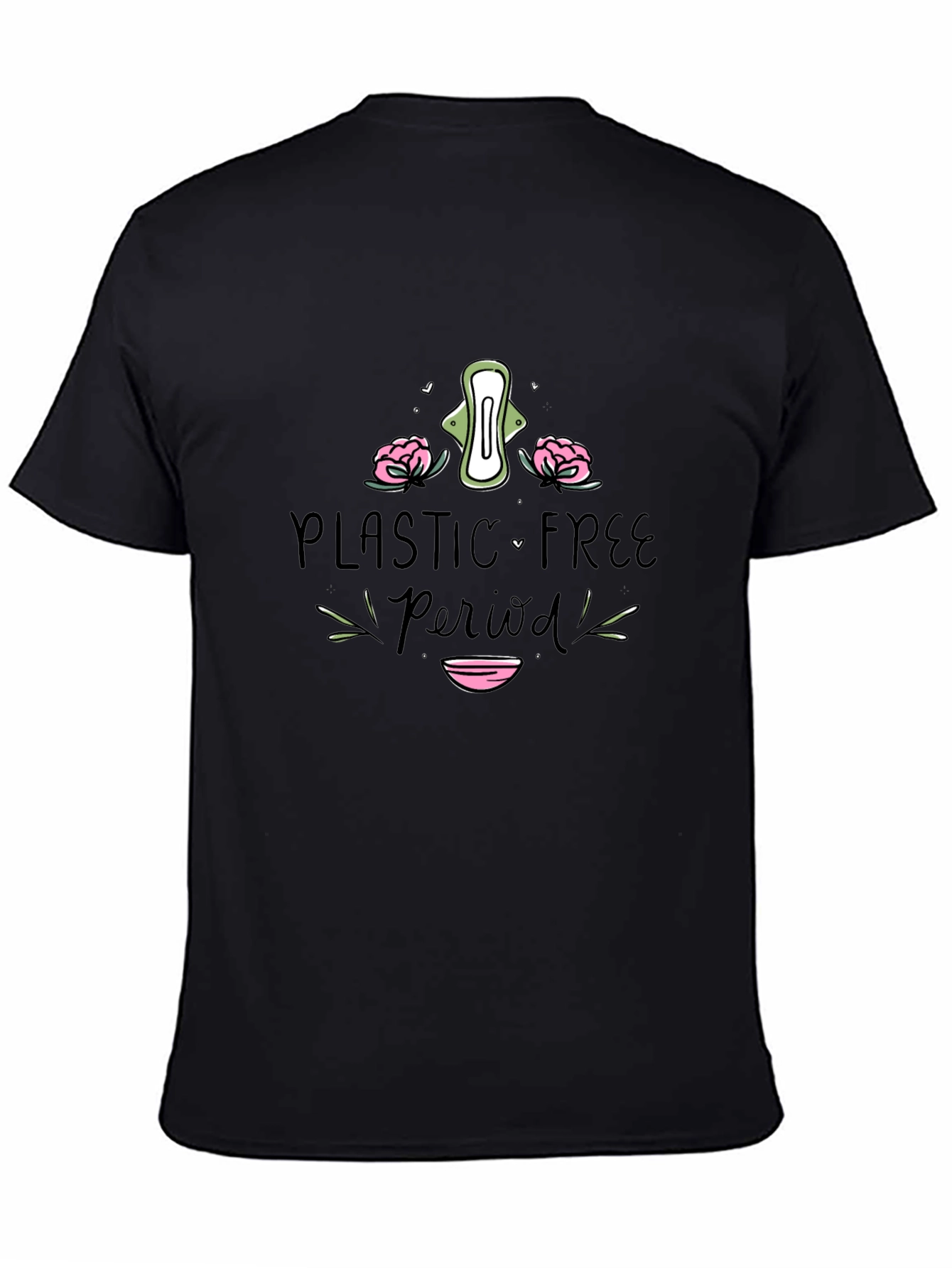 Plastic-Free Period T-Shirt Eco-Friendly