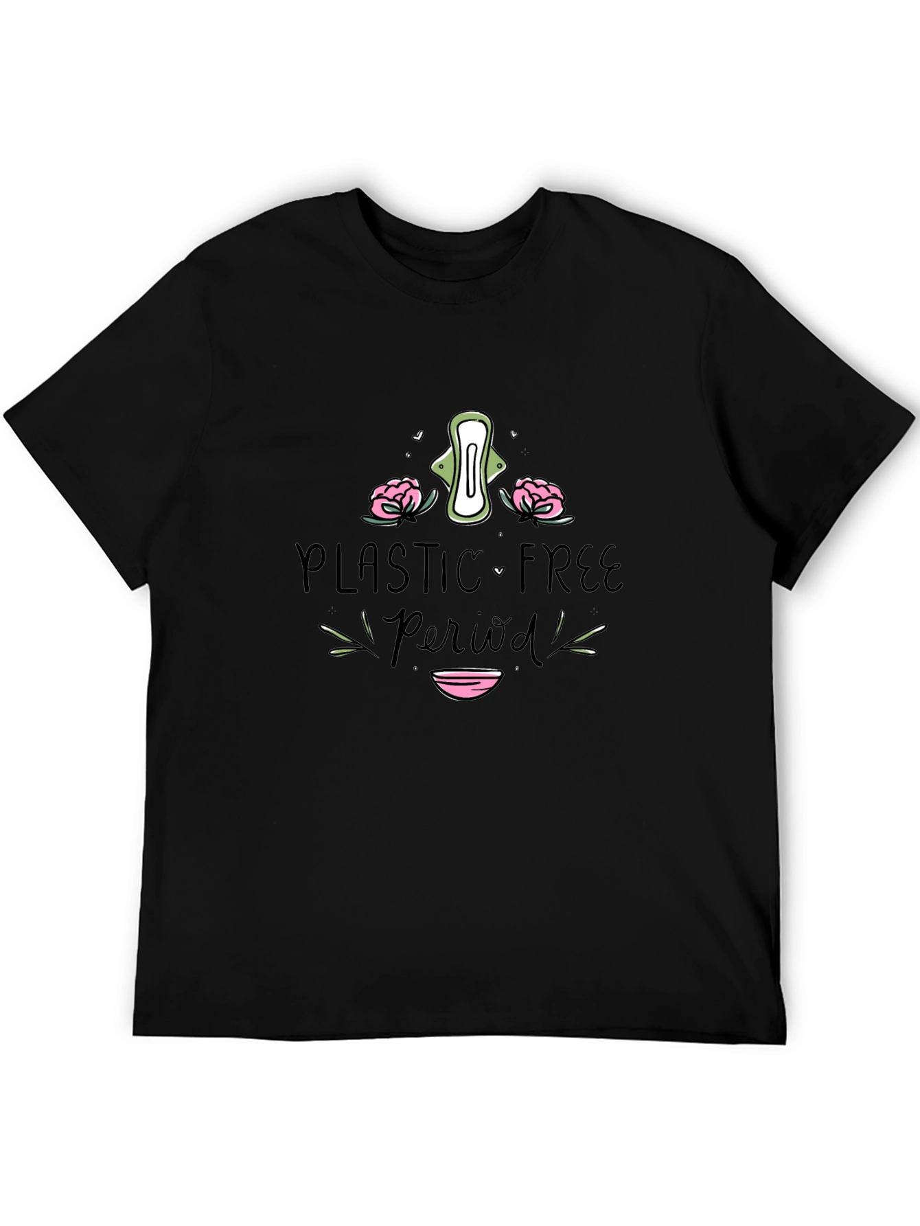 Plastic-Free Period T-Shirt Eco-Friendly