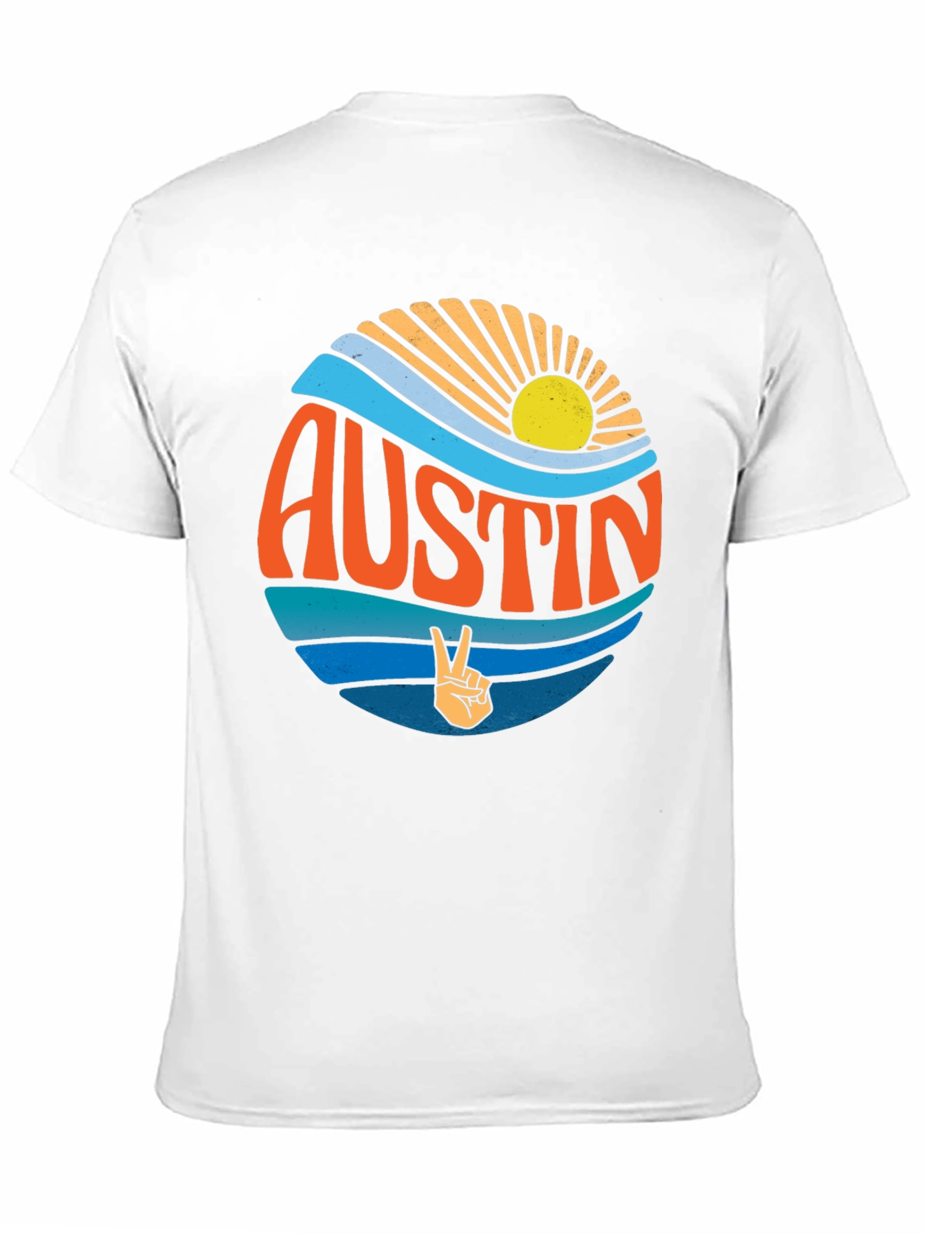 Austin Peace Sign T-Shirt