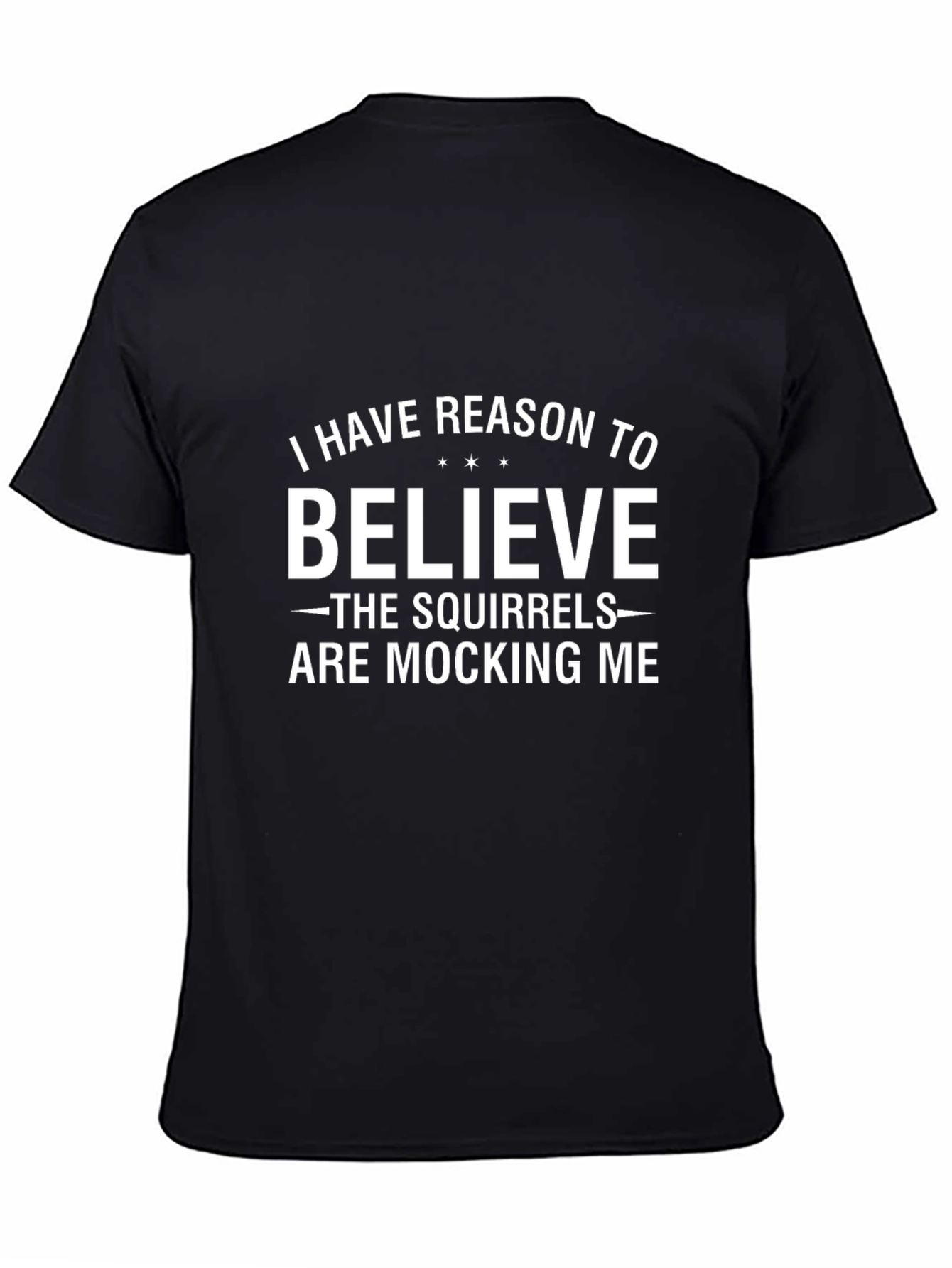 Squirrels Mocking Me Mens Graphic Tee