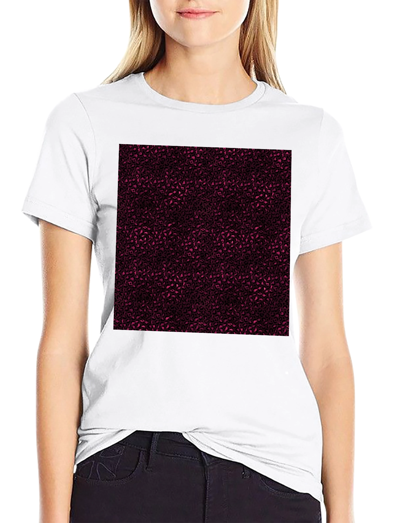 Patterned Graphic Tee - Unique Style