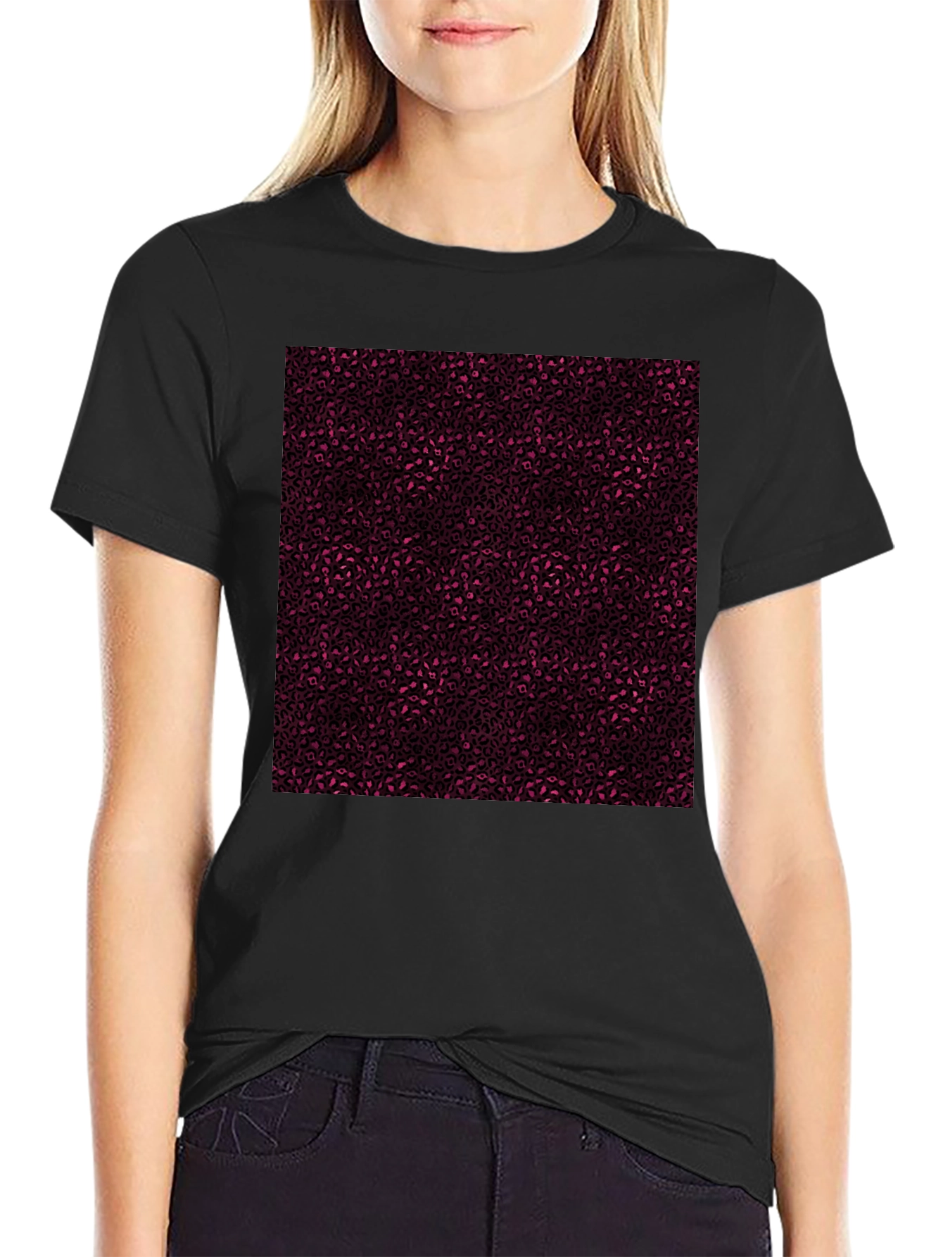 Patterned Graphic Tee - Unique Style