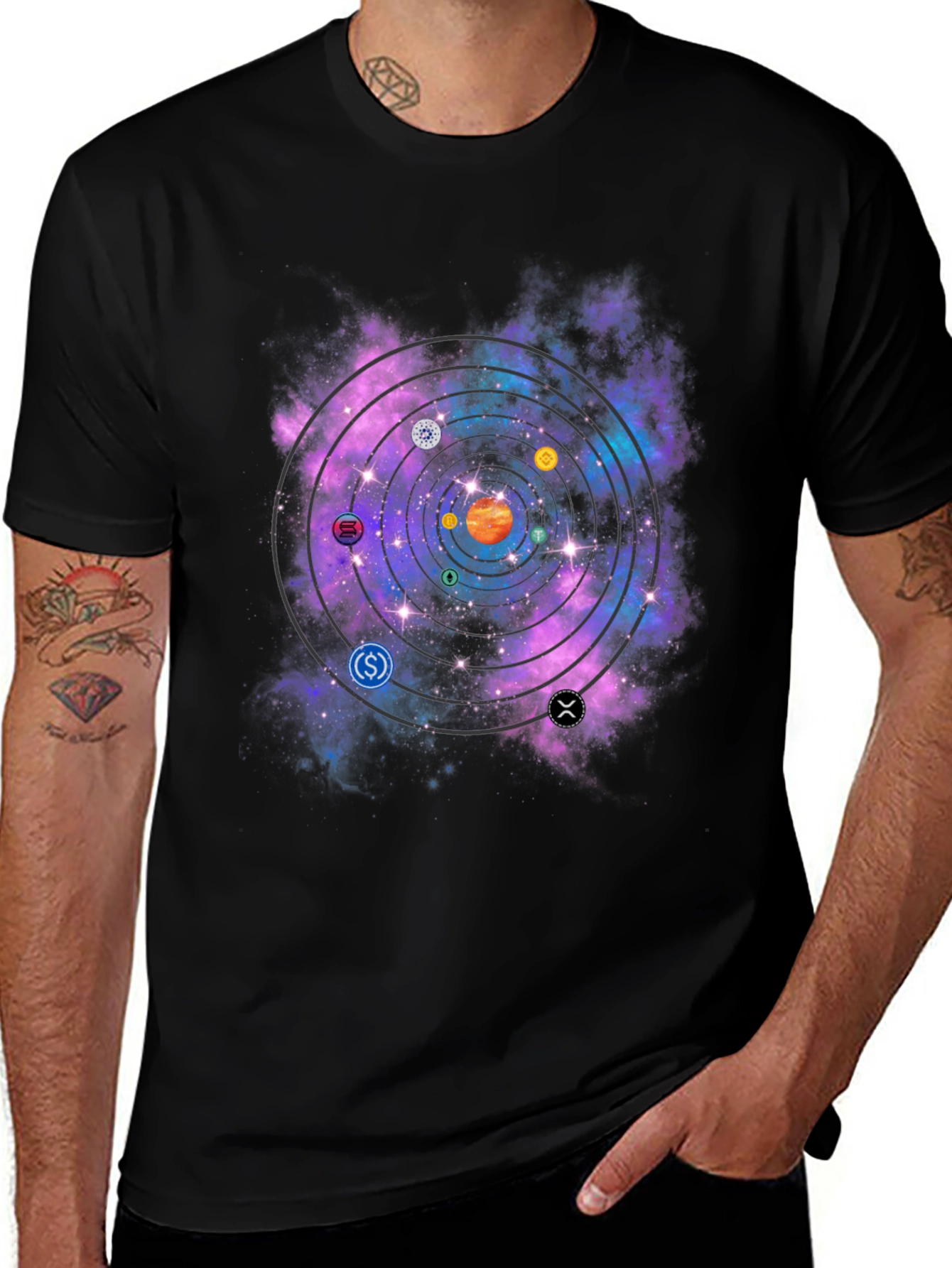 Crypto Universe Galaxy T-Shirt