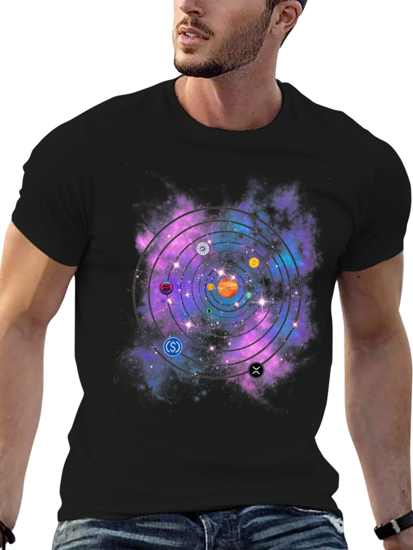 Crypto Universe Galaxy T-Shirt