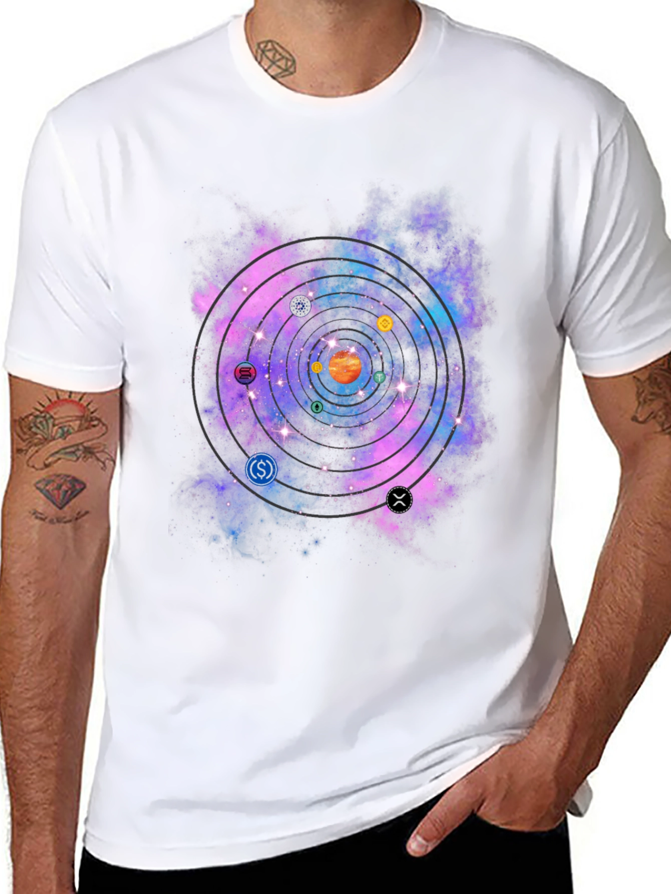 Crypto Universe Galaxy T-Shirt