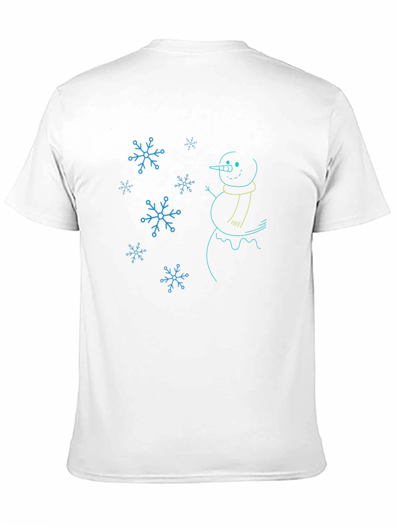 Snowman Graphic Tee - Winter Holiday Design