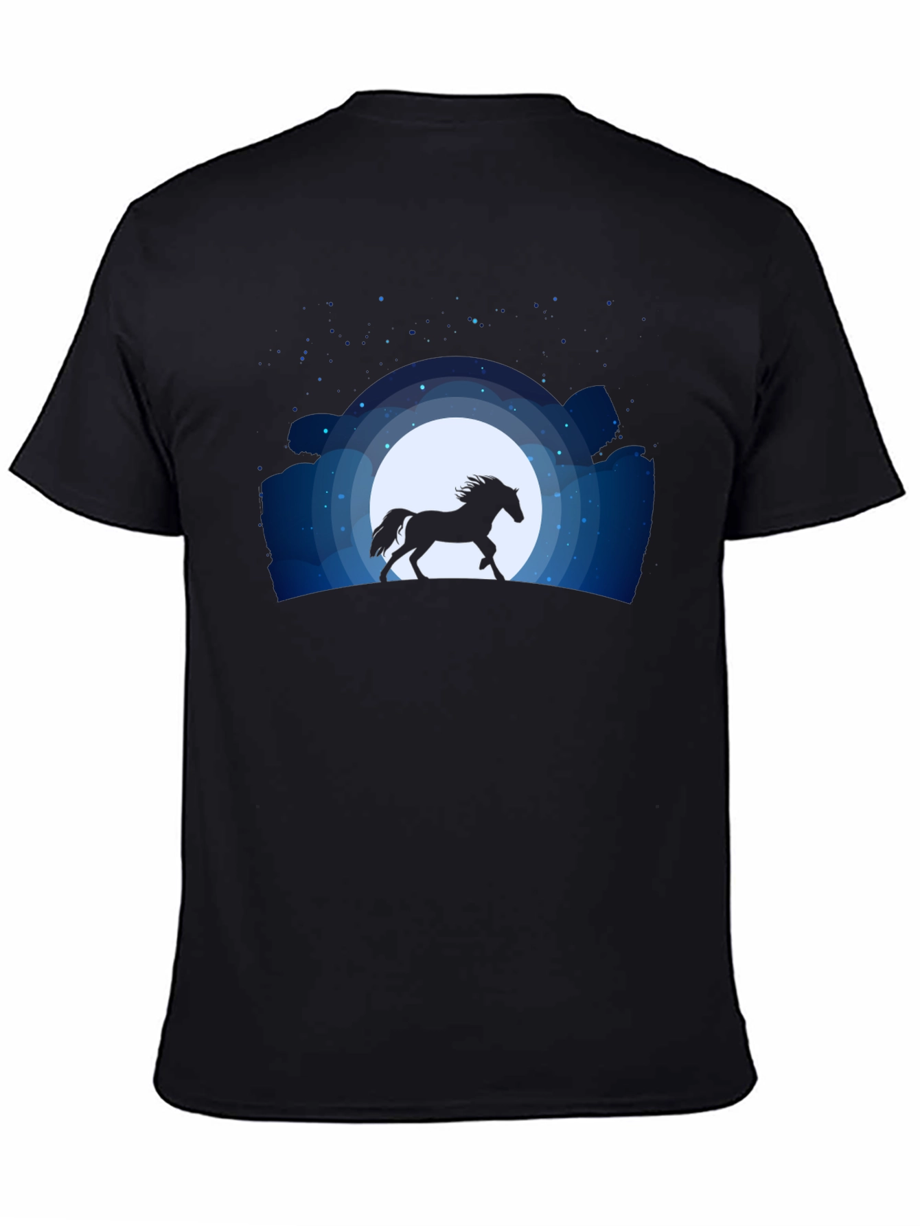 Midnight Run Graphic Tee - Horse Silhouette