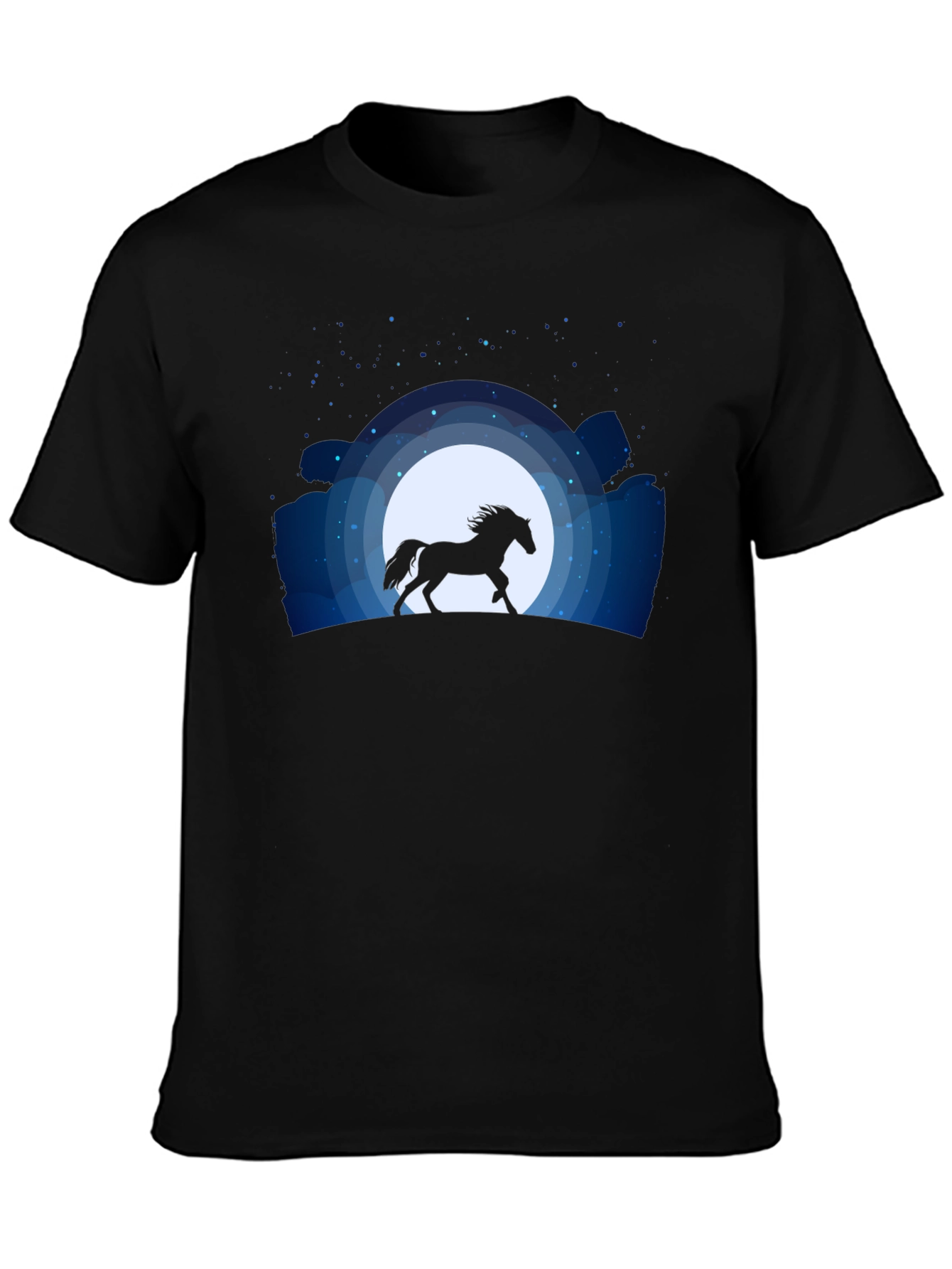 Midnight Run Graphic Tee - Horse Silhouette