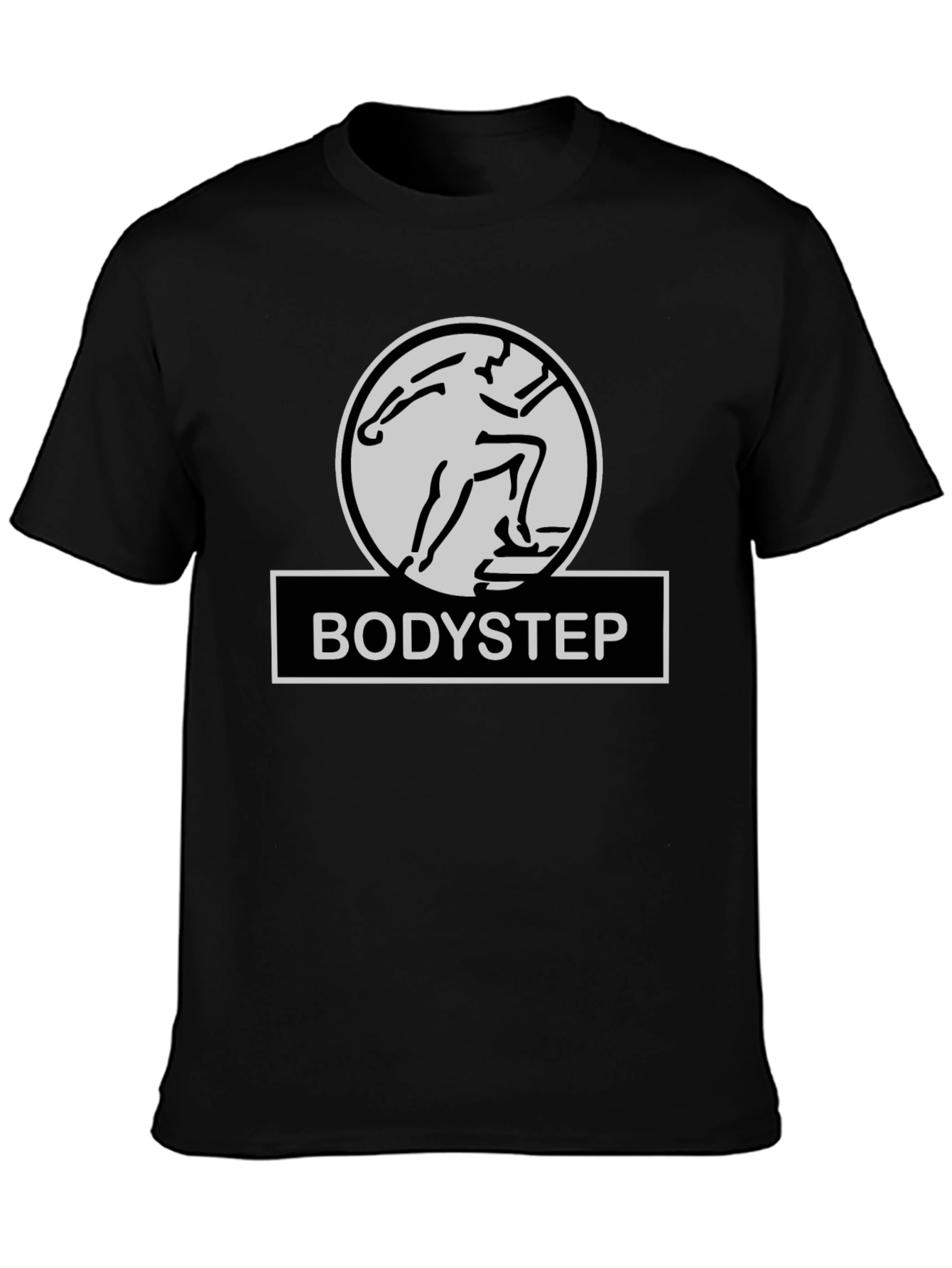Bodystep Fitness T-Shirt - Black Workout Tee