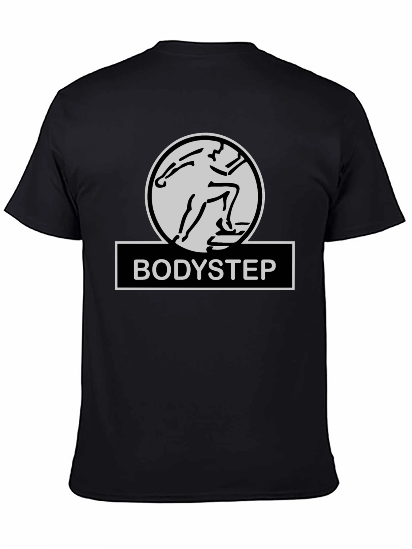 Bodystep Fitness T-Shirt - Black Workout Tee