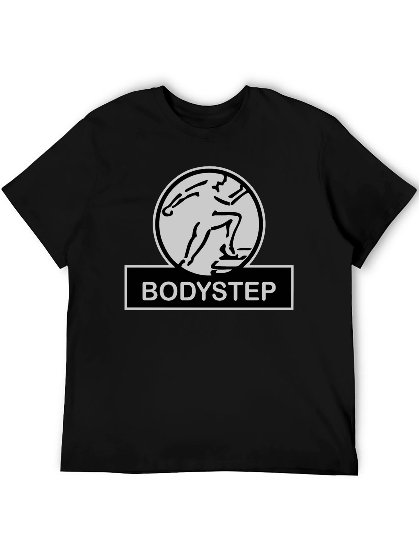 Bodystep Fitness T-Shirt - Black Workout Tee