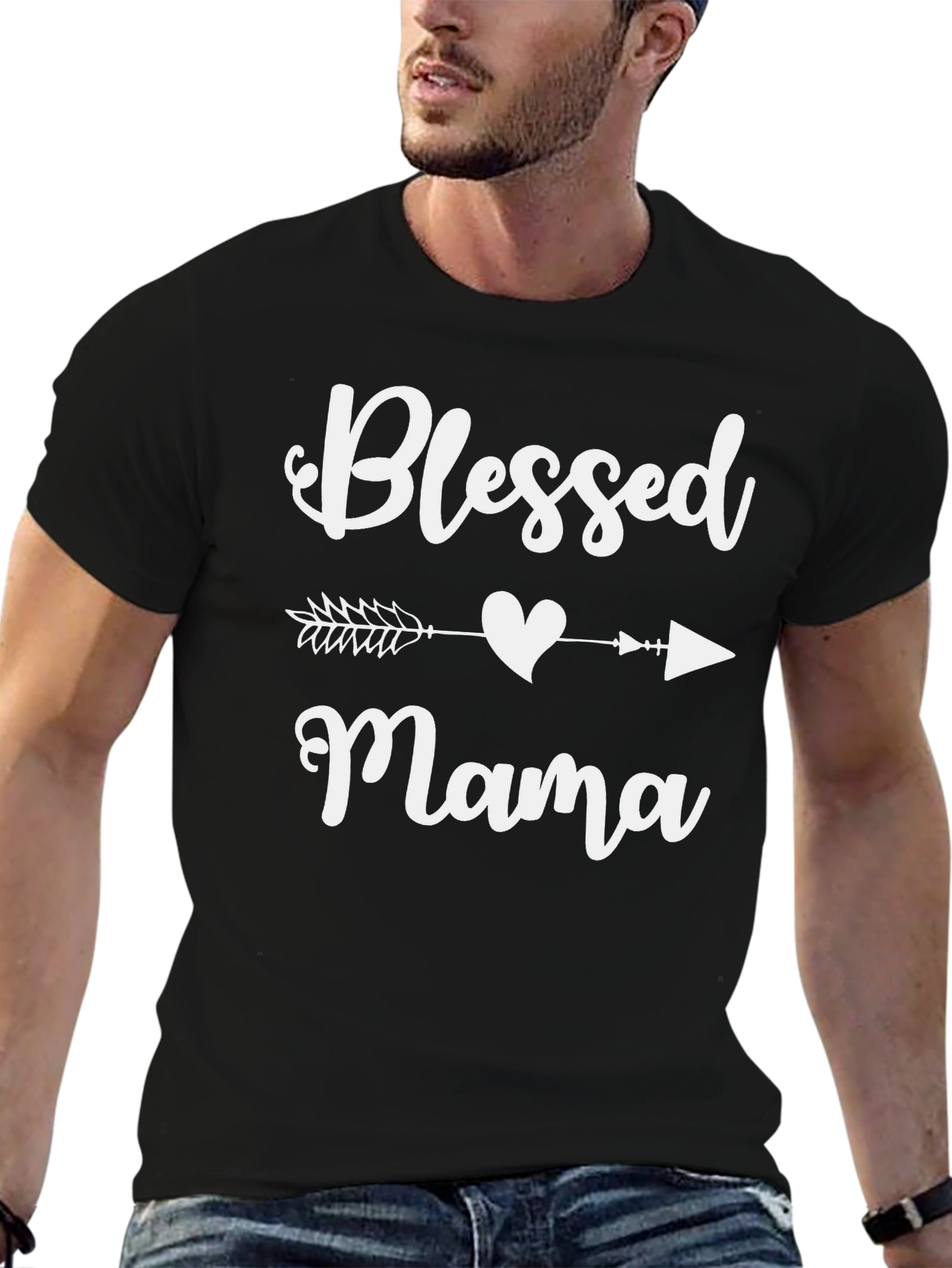 Blessed Mama Arrow Heart T-Shirt