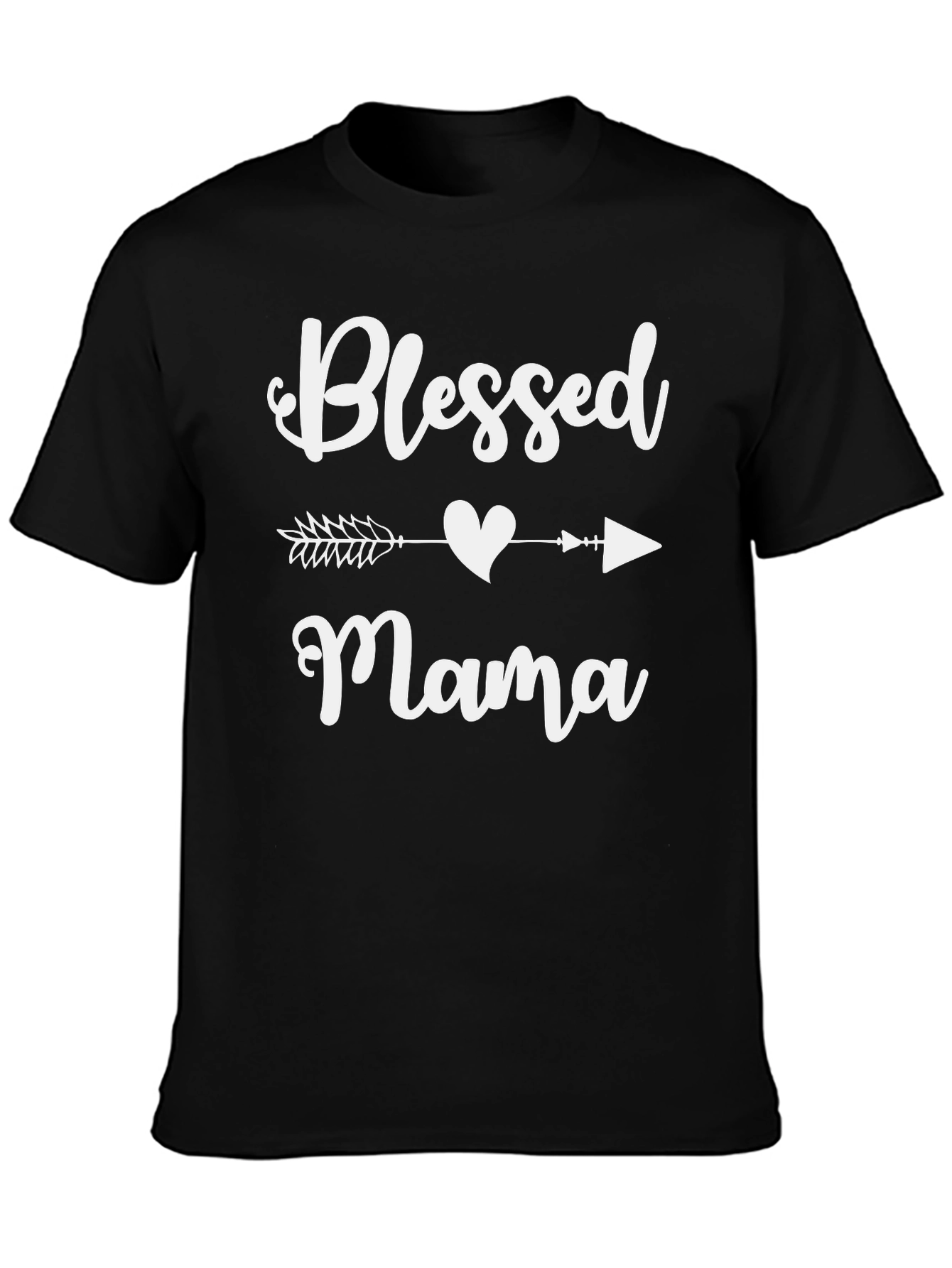 Blessed Mama Arrow Heart T-Shirt