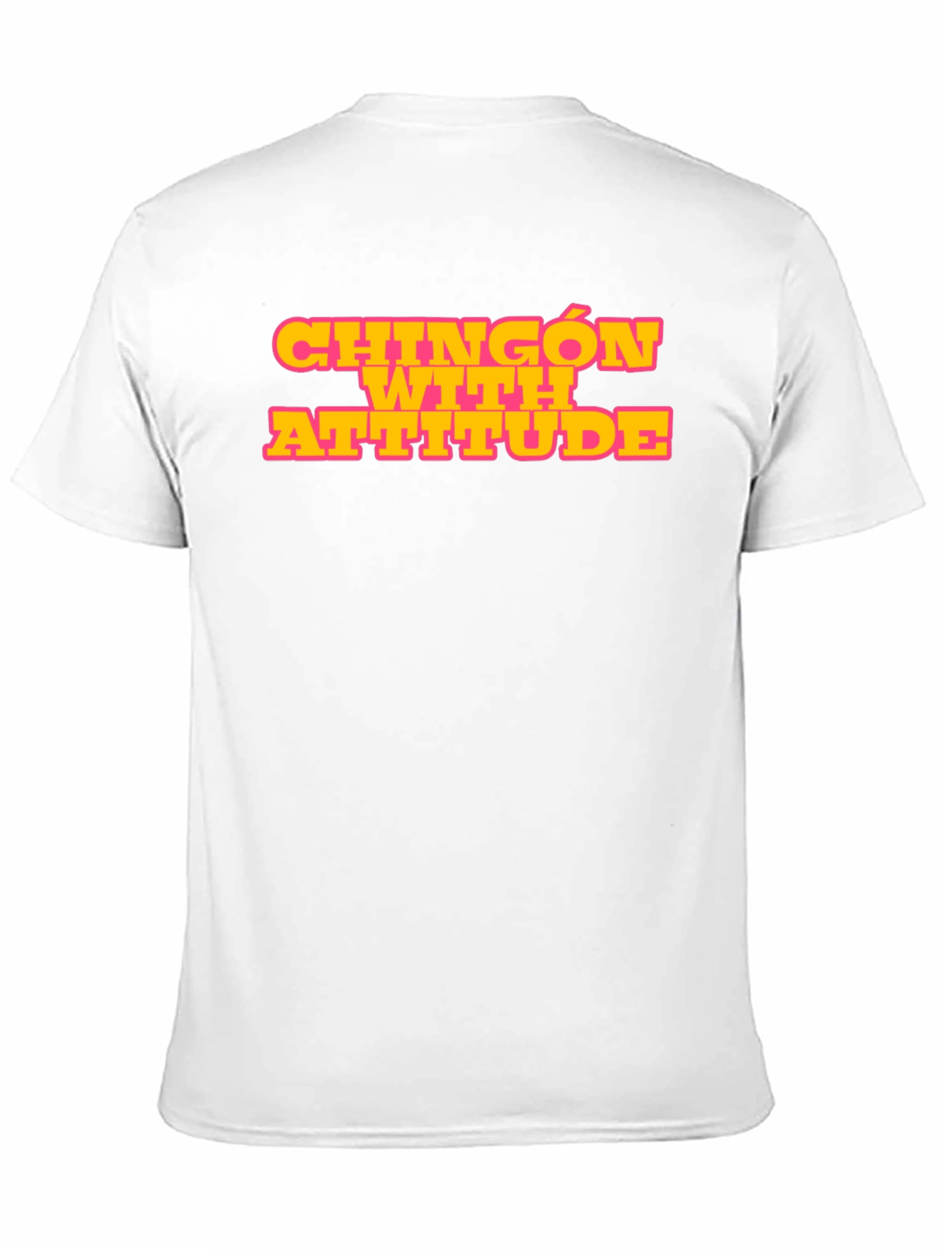 Chingon with Attitude Black Graphic T-Shirt