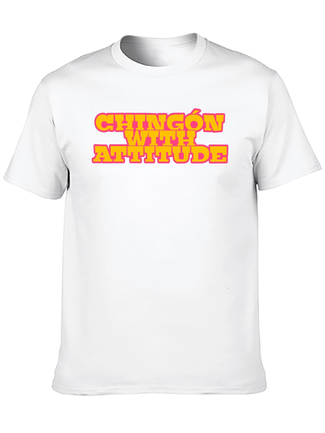 Chingon with Attitude Black Graphic T-Shirt