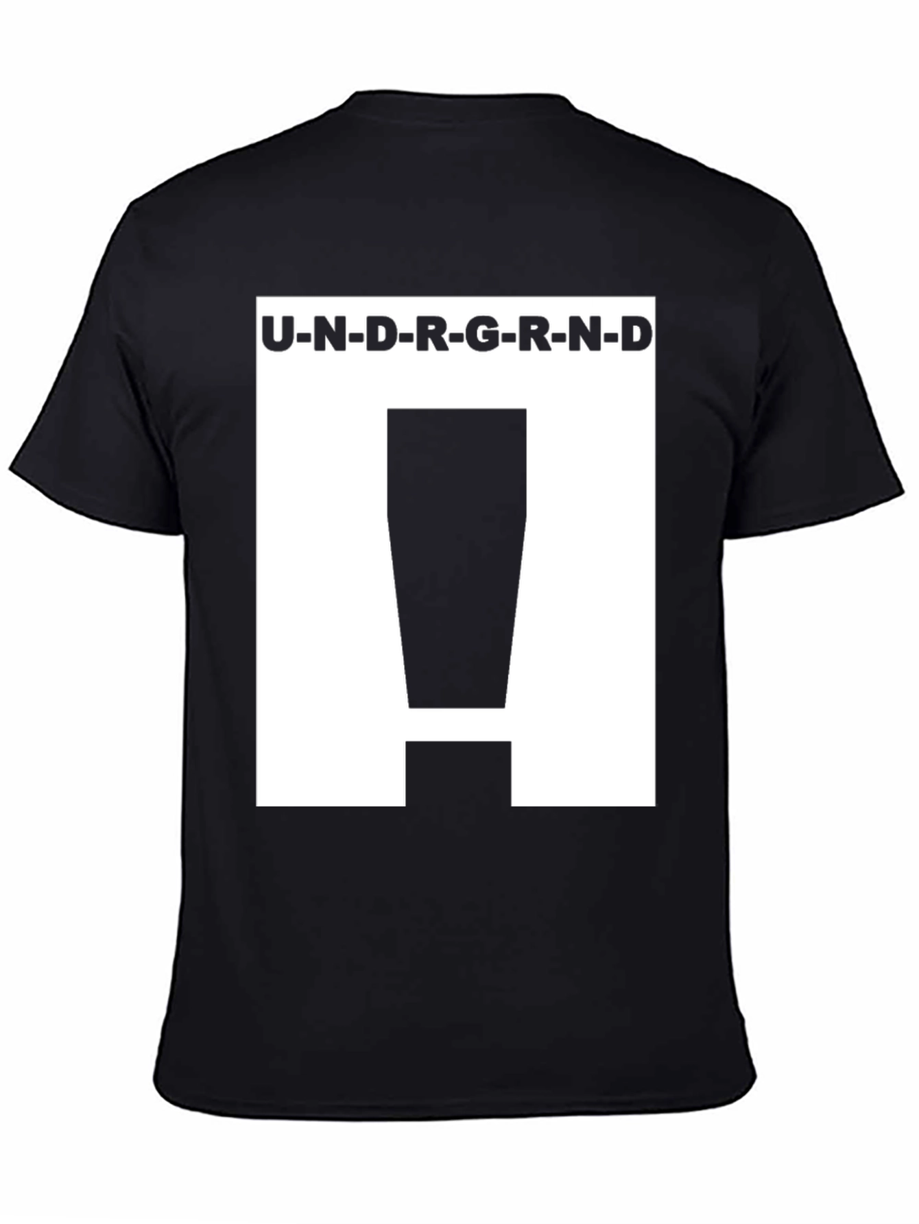 Underground Graphic T-Shirt - Black